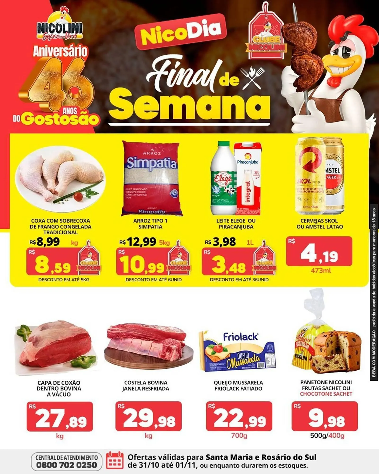 Encarte de Catálogo Super Nicolini 31 de outubro até 1 de novembro 2025 - Pagina 8