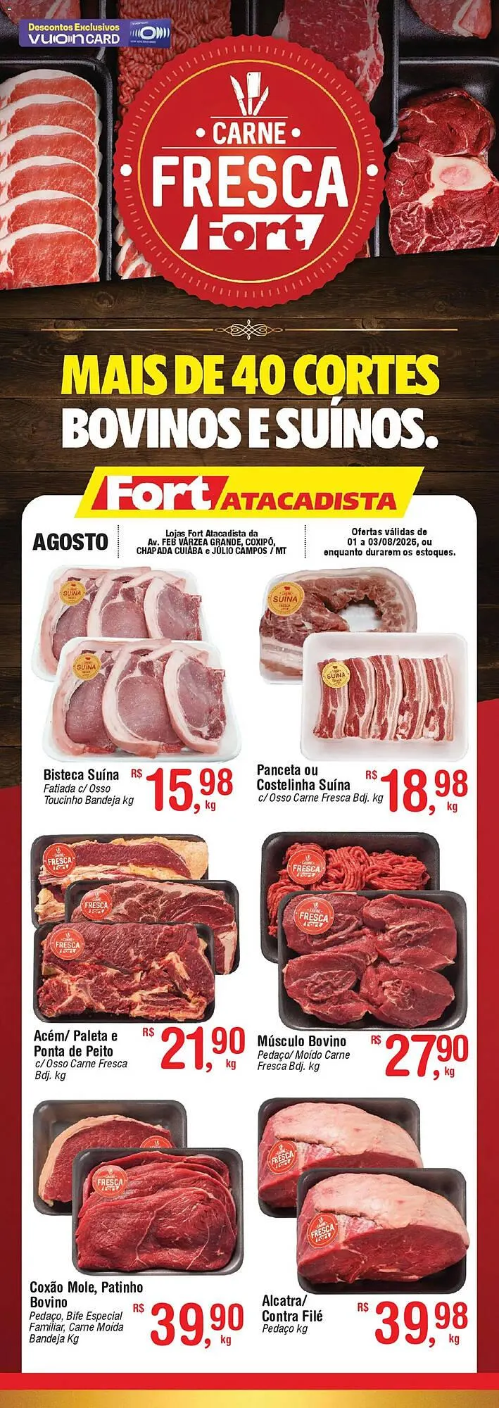 Encarte de Catálogo Fort Atacadista 1 de agosto até 3 de agosto 2025 - Pagina 1