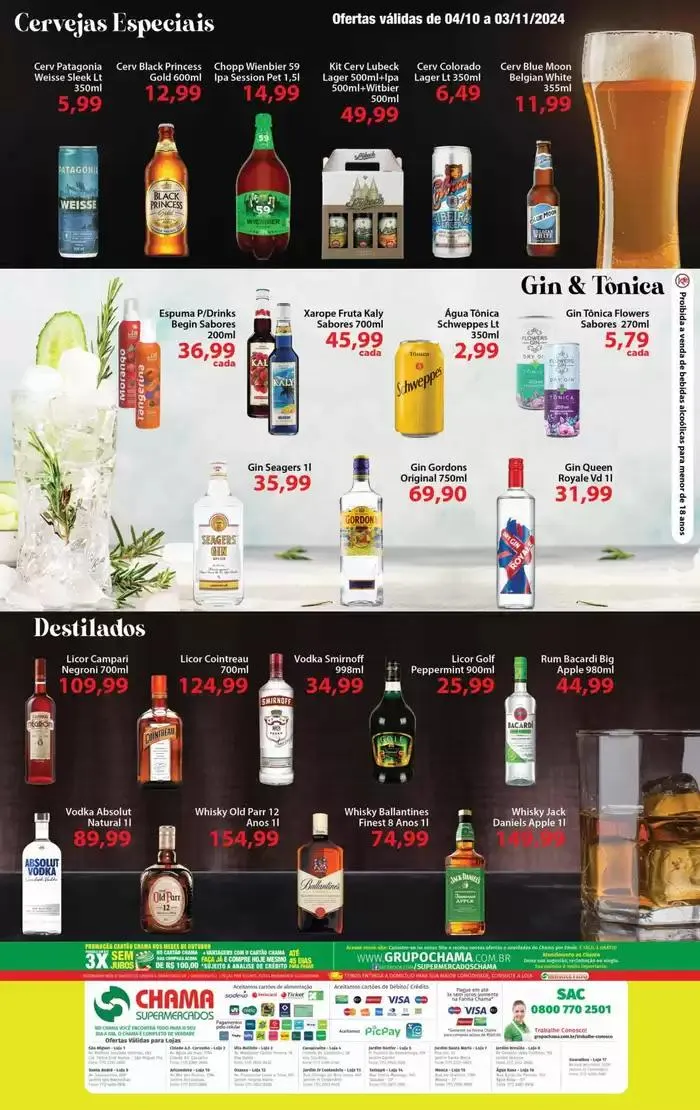 Encarte de Aniversário Chama Supermercados 7 de outubro até 3 de novembro 2024 - Pagina 2