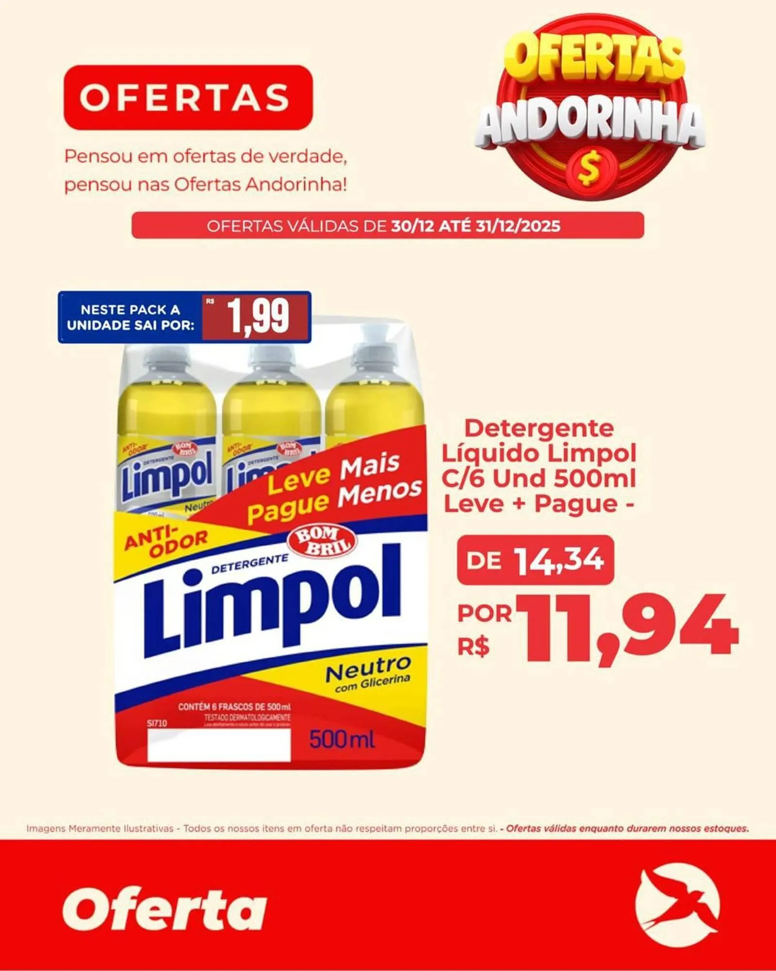 Encarte de Folheto Andorinha Hipermercado 30 de dezembro até 31 de dezembro 2025 - Pagina 30