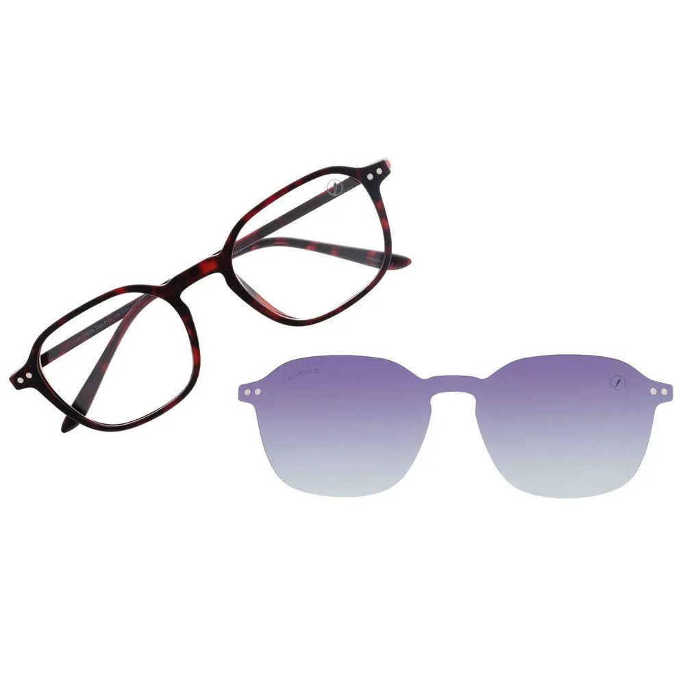 Armação Para Óculos De Grau Unissex Chilli Beans Multi Mesclado Vermelho - LV.MU.0828.2006 M