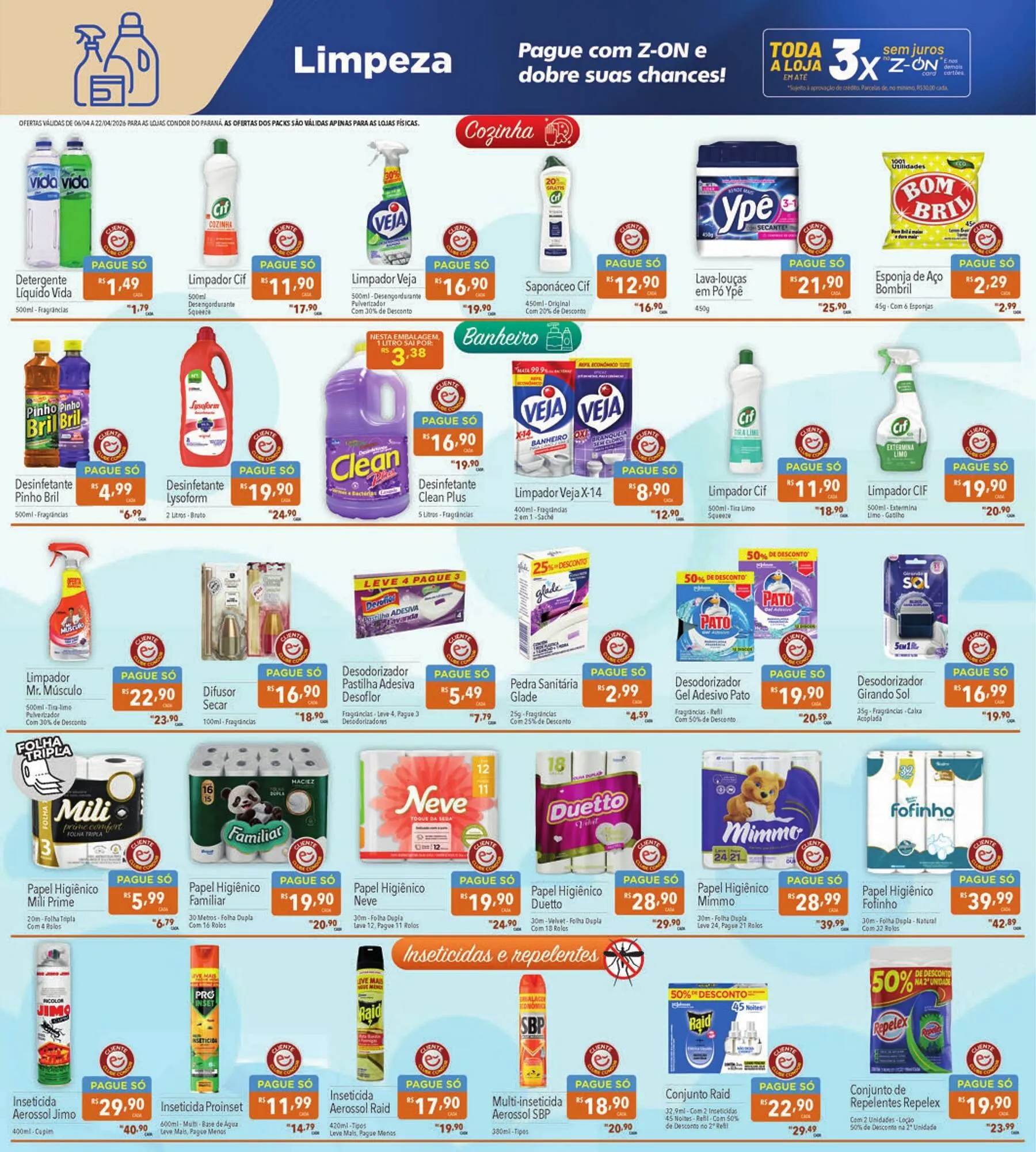 Encarte de Catálogo Supermercados Condor 6 de abril até 22 de abril 2026 - Pagina 19