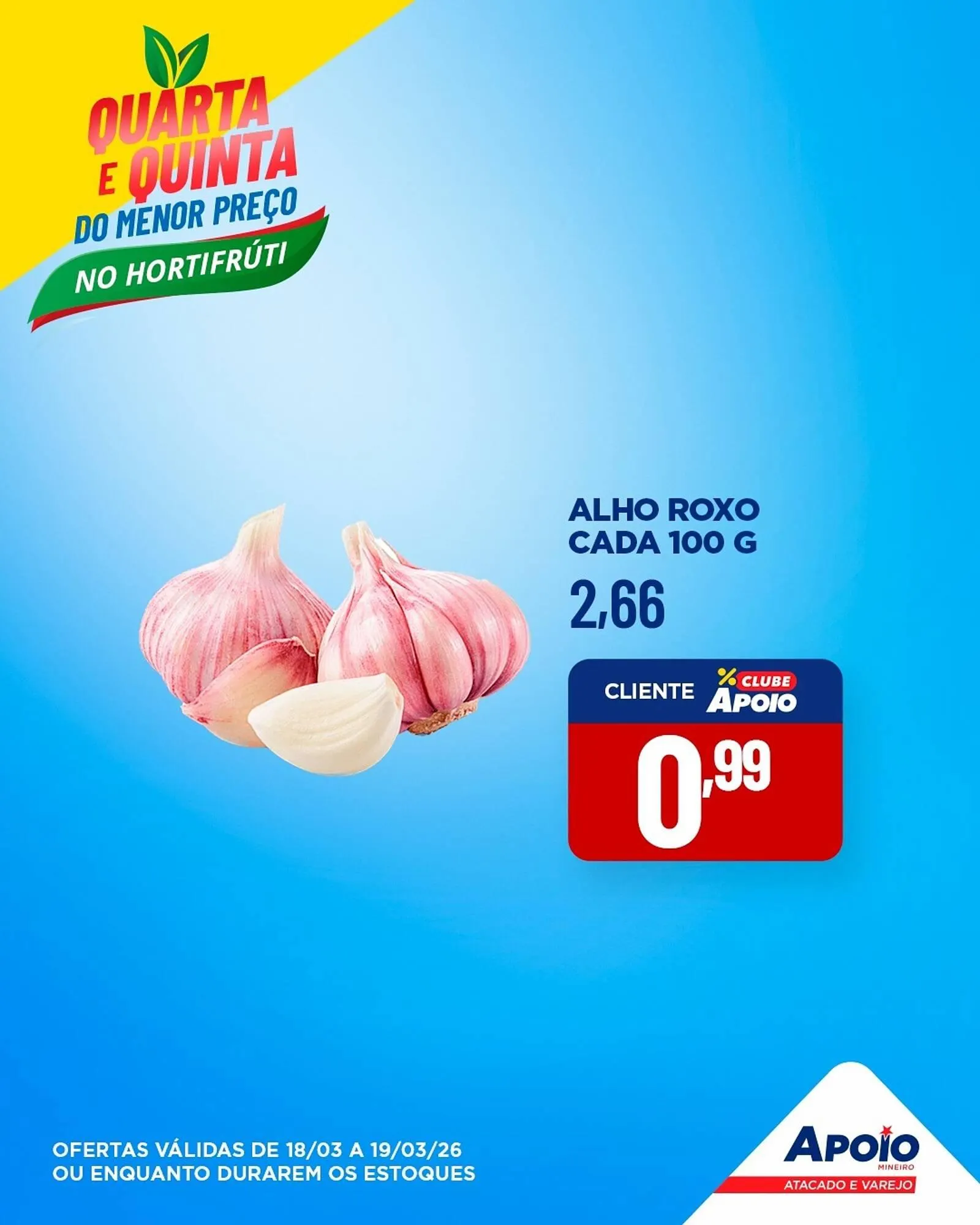 Encarte de Folheto Apoio Mineiro 18 de março até 19 de março 2026 - Pagina 1