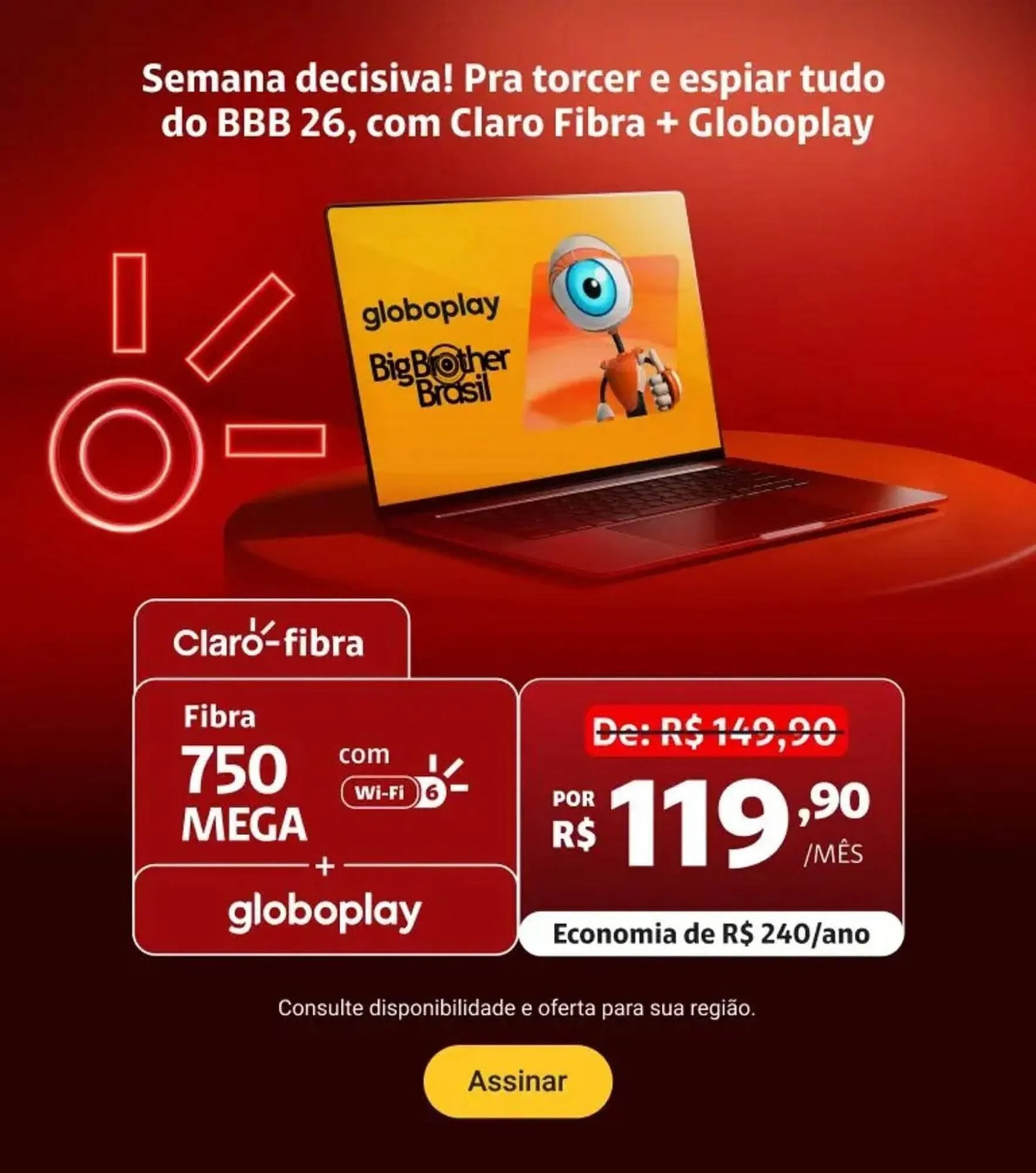 Encarte de Folheto Claro 10 de abril até 13 de abril 2026 - Pagina 1