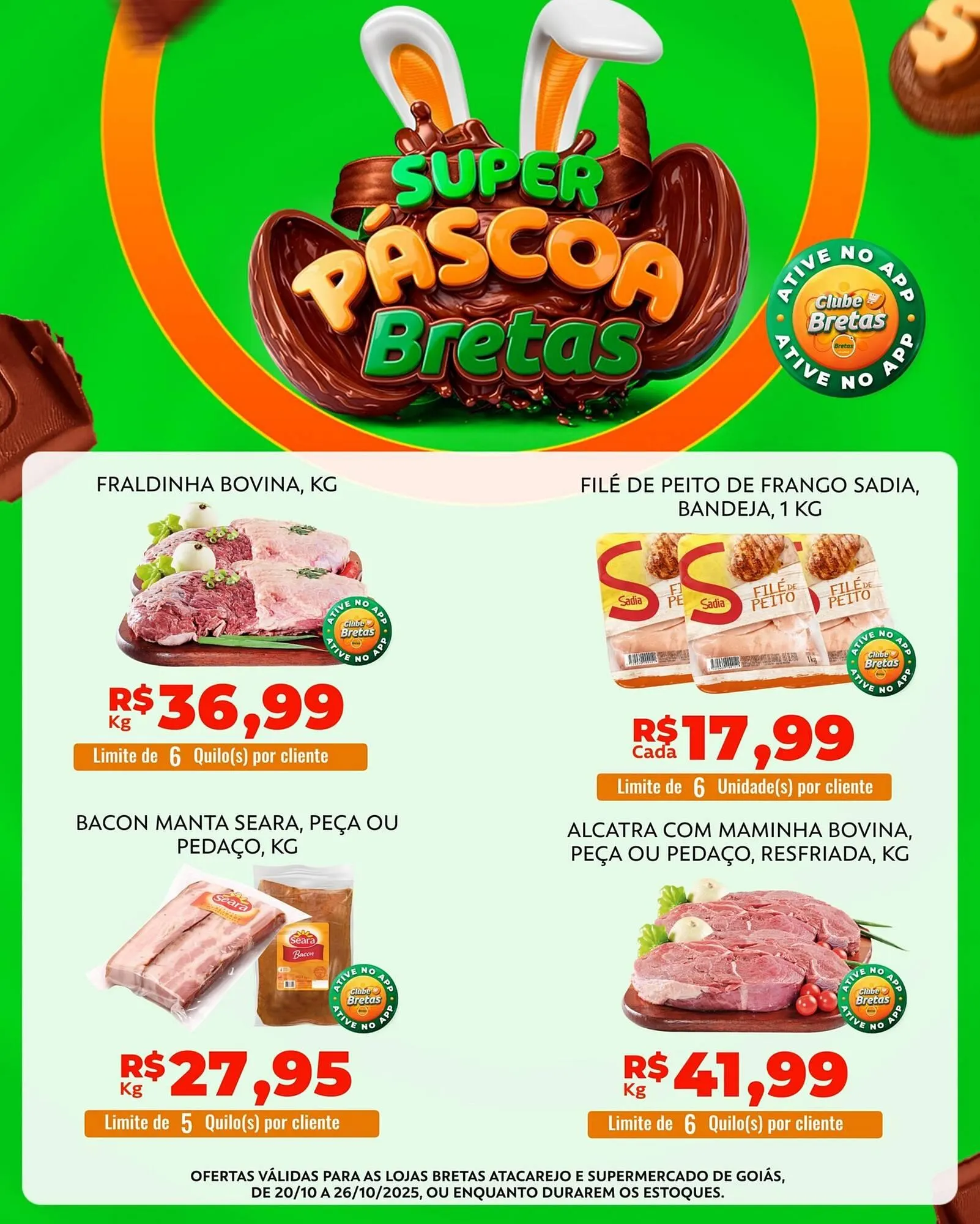 Encarte de Catálogo Supermercados Bretas 23 de março até 26 de março 2026 - Pagina 1