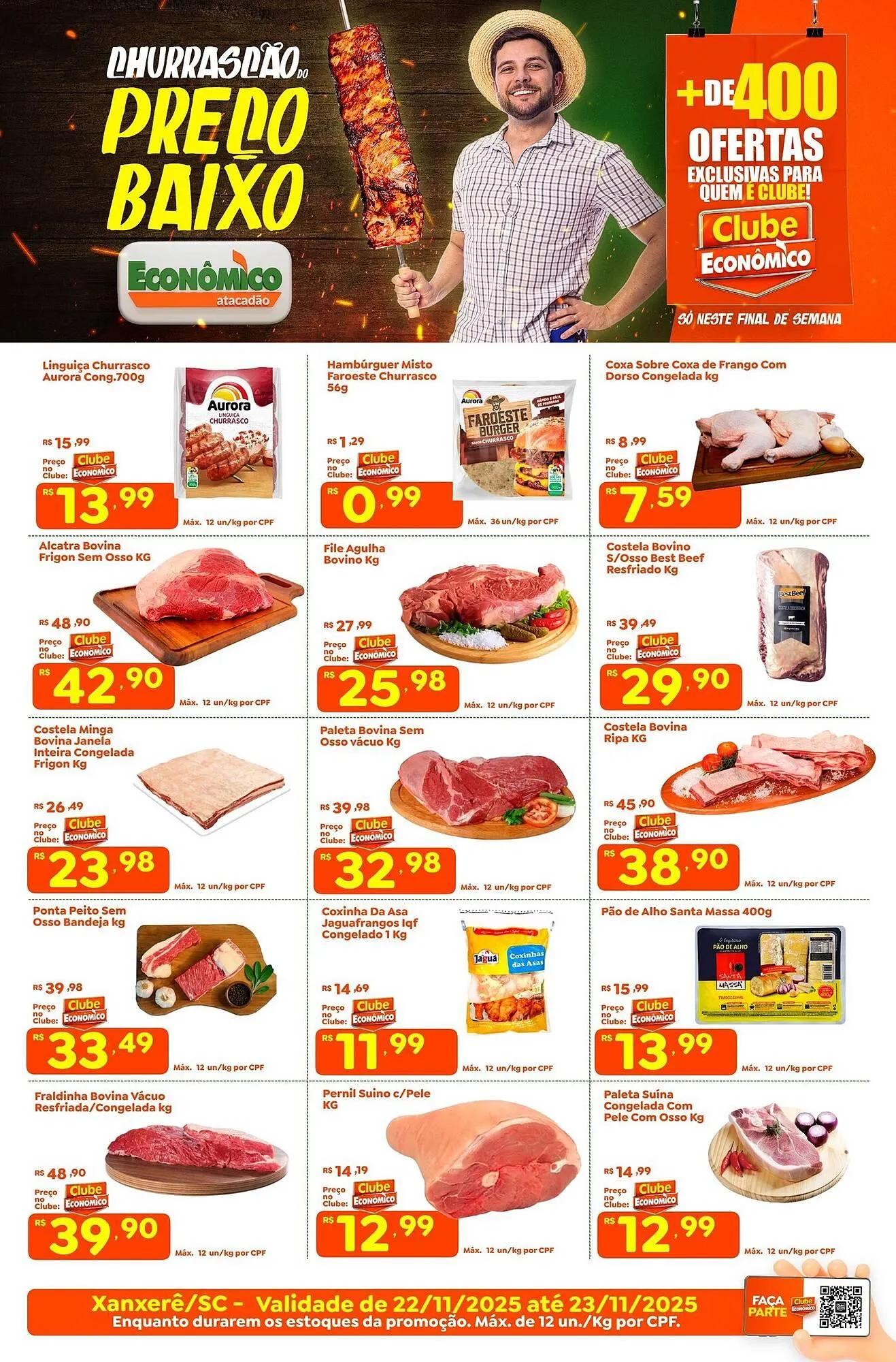 Encarte de Catálogo Econômico Atacadão 22 de novembro até 23 de novembro 2025 - Pagina 1