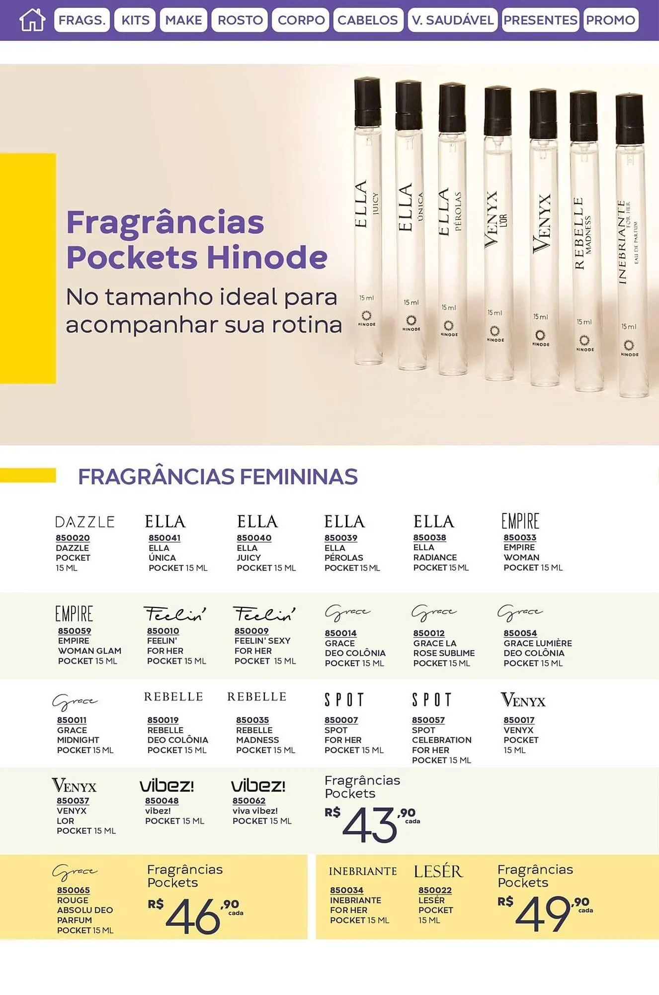 Encarte de Catálogo Hinode 16 de maio até 31 de maio 2025 - Pagina 50