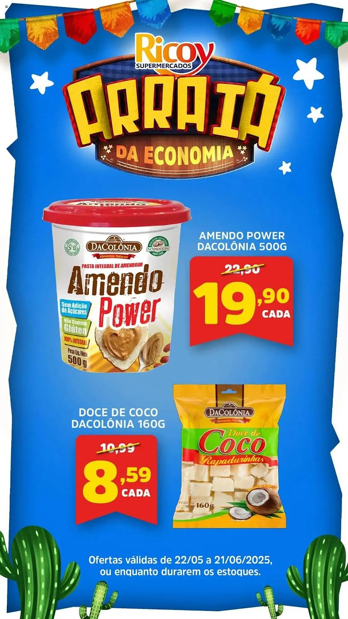 Encarte de Catálogo Ricoy Supermercados 22 de maio até 22 de junho 2025 - Pagina 1