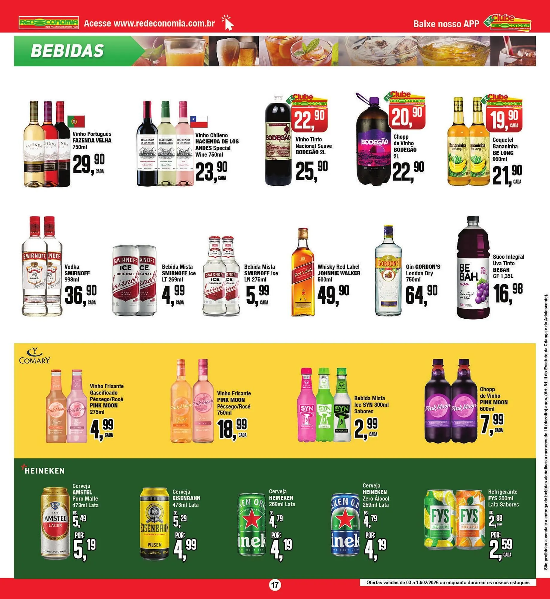 Encarte de Encarte Redeconomia 4 de fevereiro até 13 de fevereiro 2026 - Pagina 17