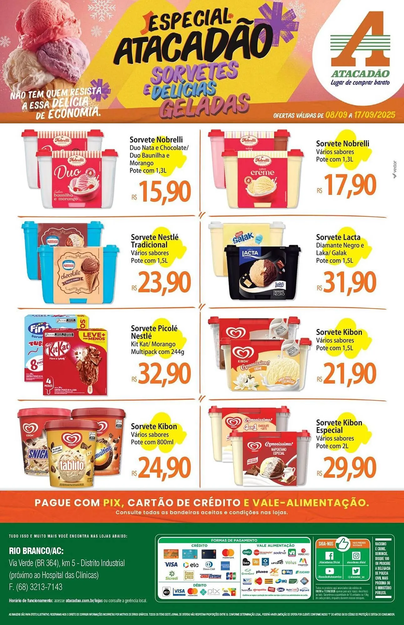 Encarte de Folheto Atacadão 8 de setembro até 17 de setembro 2025 - Pagina 1