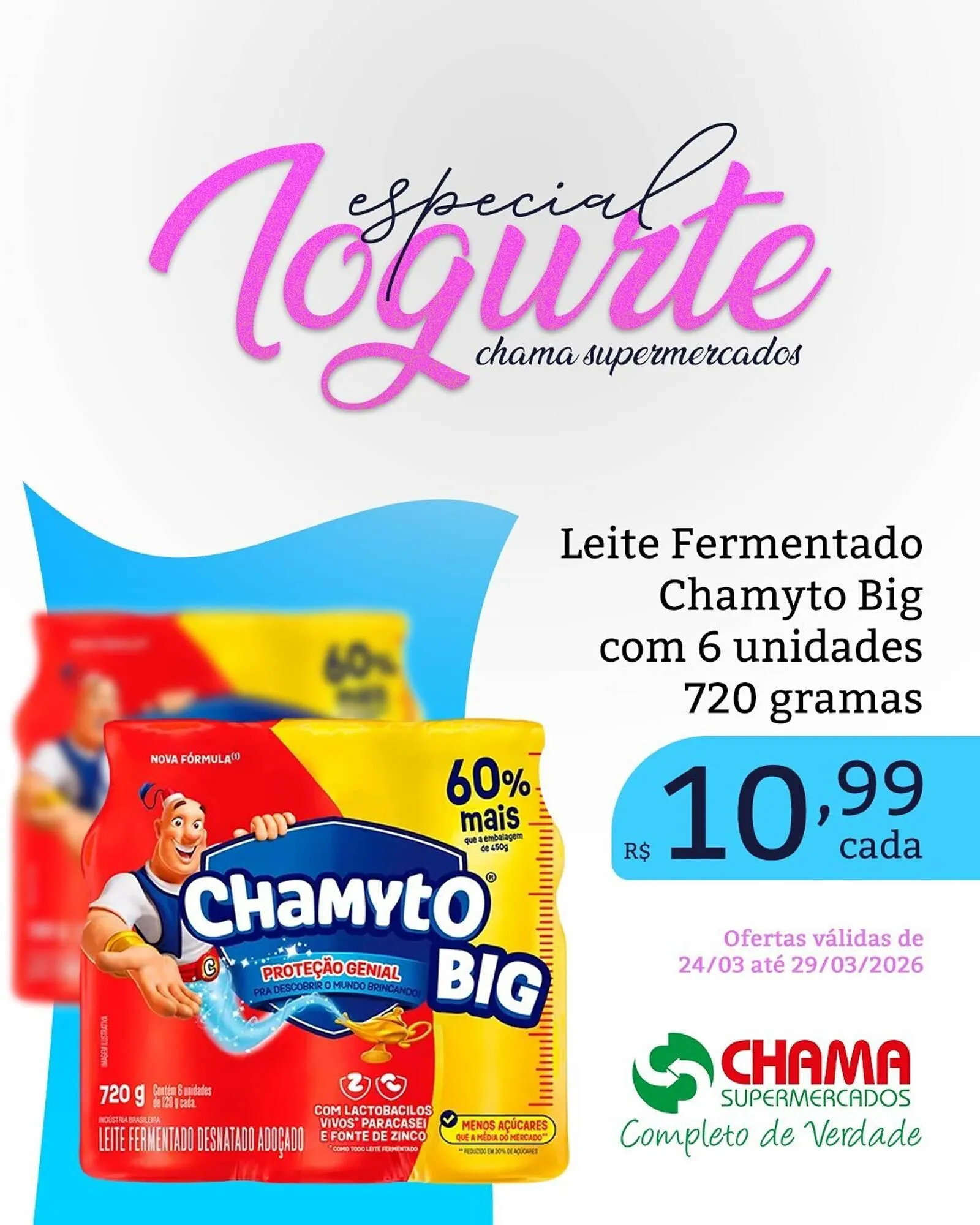 Encarte de Catálogo Chama Supermercados 24 de março até 29 de março 2026 - Pagina 3