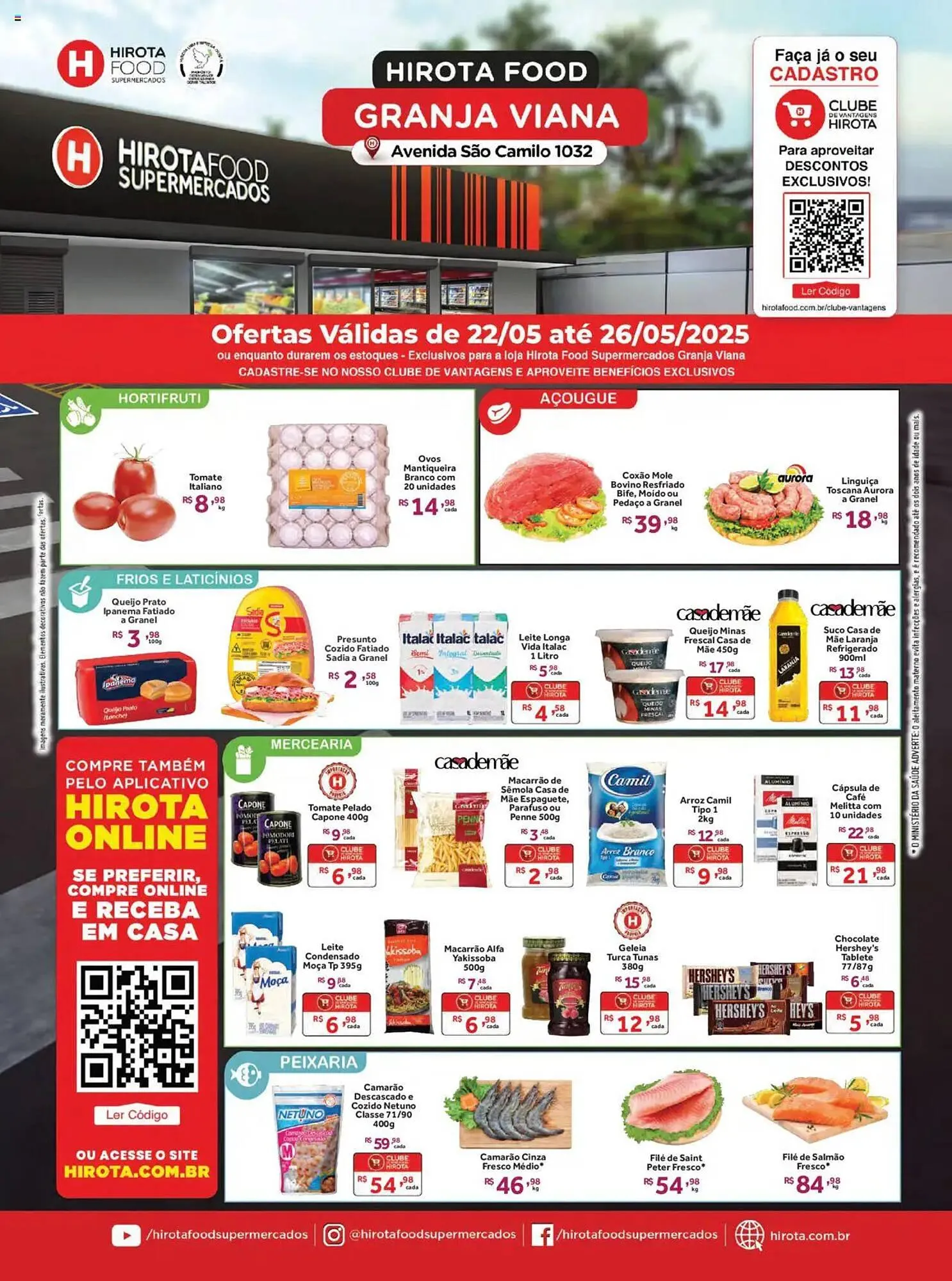 Encarte de Catálogo Hirota Food Supermercado 22 de maio até 26 de maio 2025 - Pagina 1