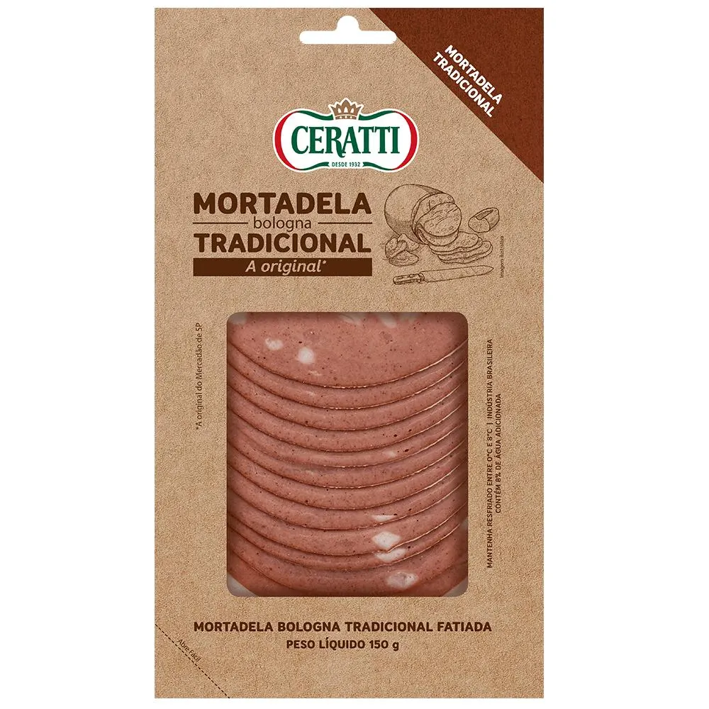 Mortadela Bologna Ceratti 150 G | Oba Hortifruti