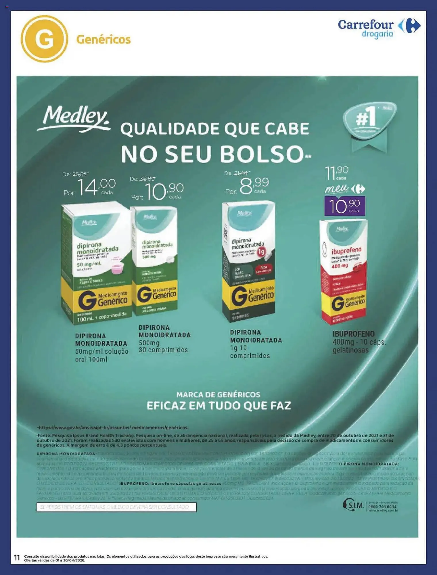 Encarte de Folheto Carrefour 1 de abril até 30 de abril 2026 - Pagina 11