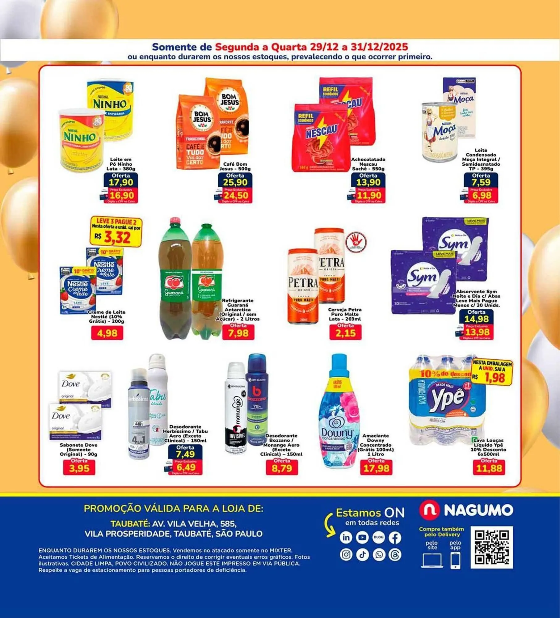 Encarte de Folheto Nagumo 29 de dezembro até 31 de dezembro 2025 - Pagina 2
