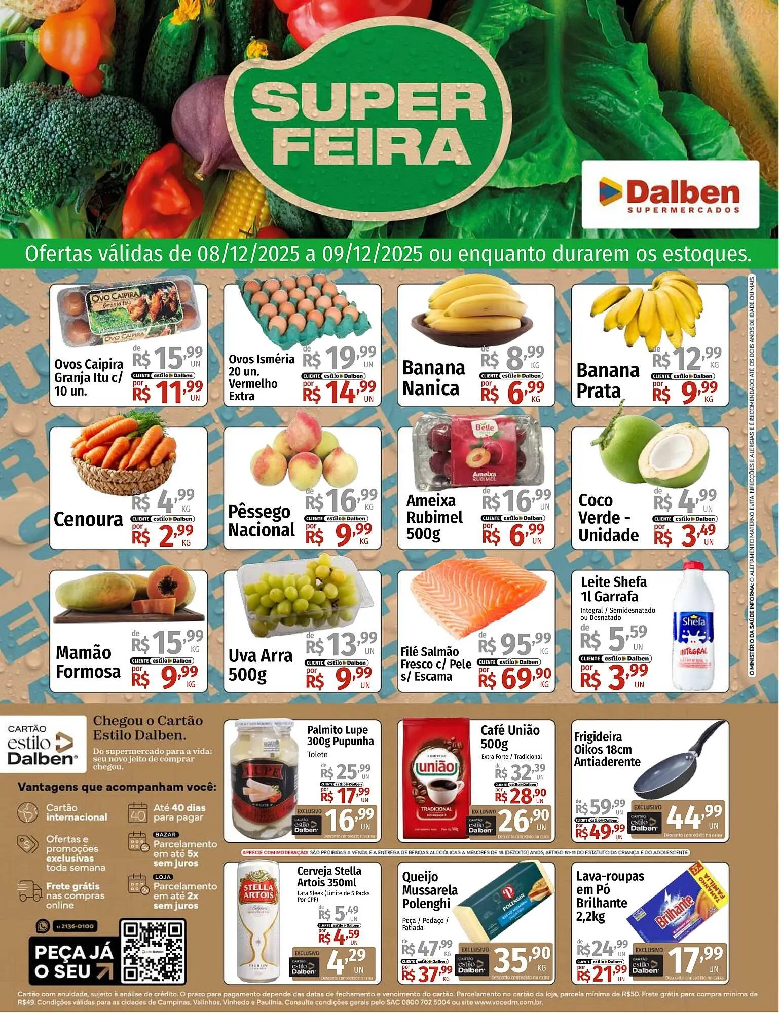 Encarte de Catálogo Supermercado Dalben 8 de dezembro até 9 de dezembro 2025 - Pagina 1
