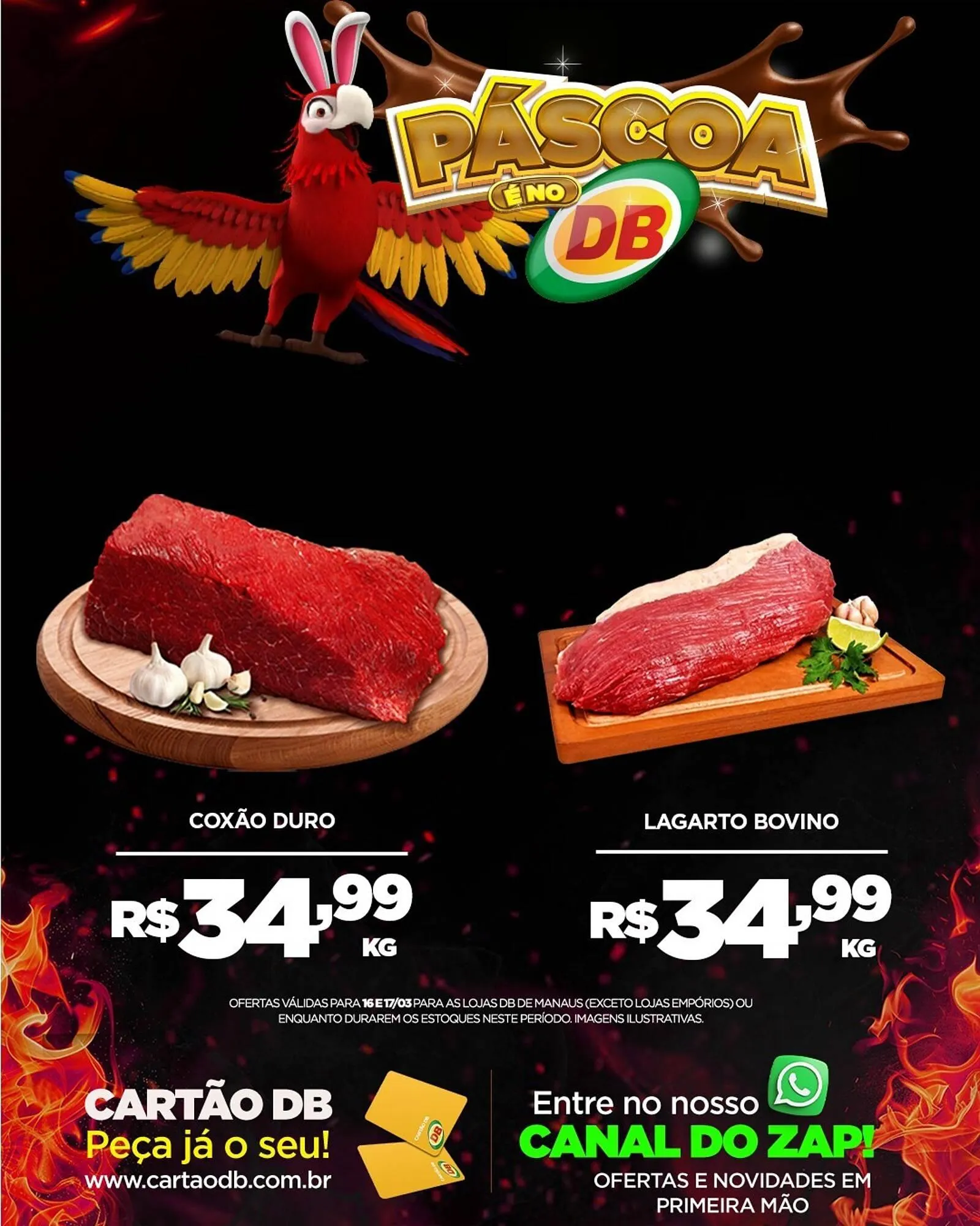 Encarte de Catálogo DB Supermercados 16 de março até 17 de março 2026 - Pagina 1