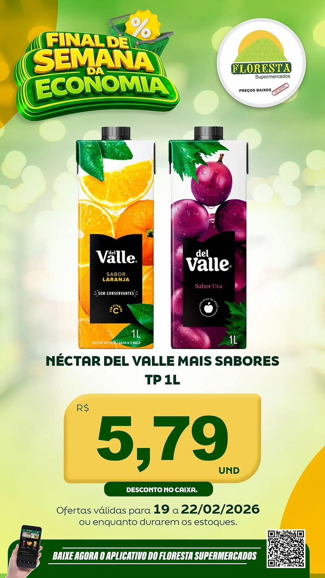Encarte de Catálogo Floresta Supermercados 19 de fevereiro até 22 de fevereiro 2026 - Pagina 38