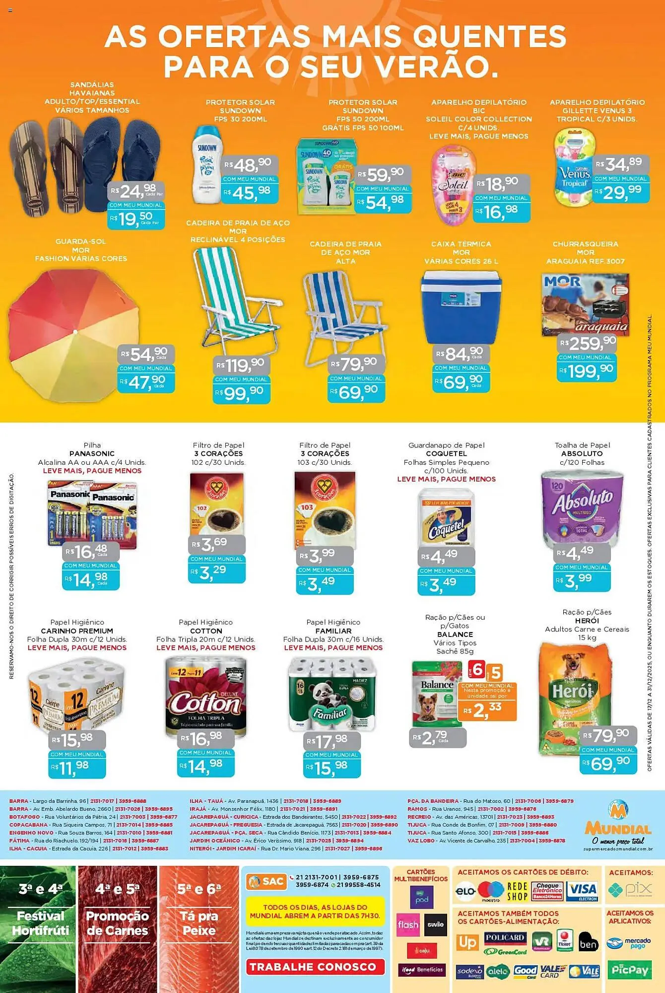 Encarte de Encarte Supermercados Mundial 17 de dezembro até 31 de dezembro 2025 - Pagina 12