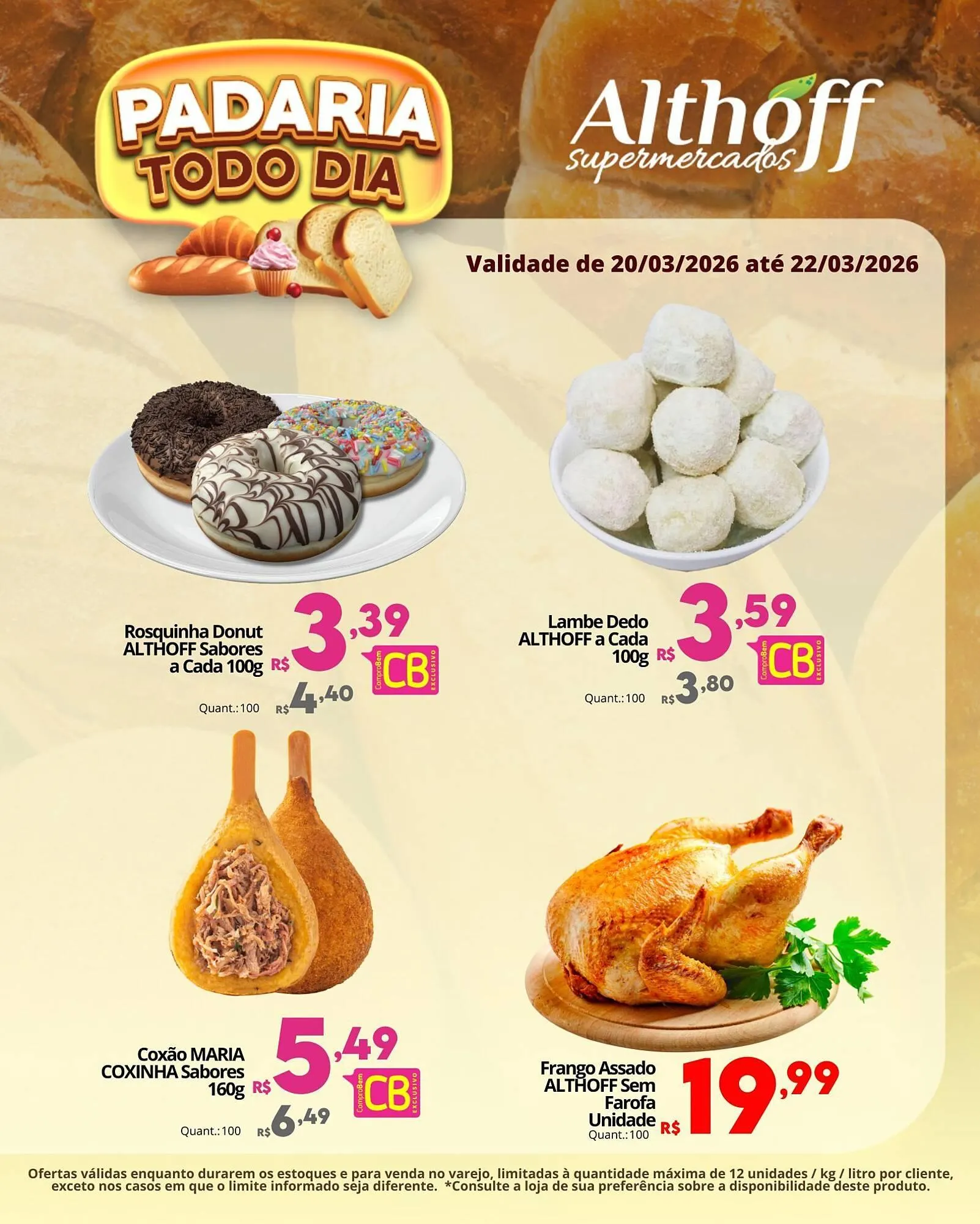 Encarte de Encarte Althoff Supermercados 20 de março até 22 de março 2026 - Pagina 2