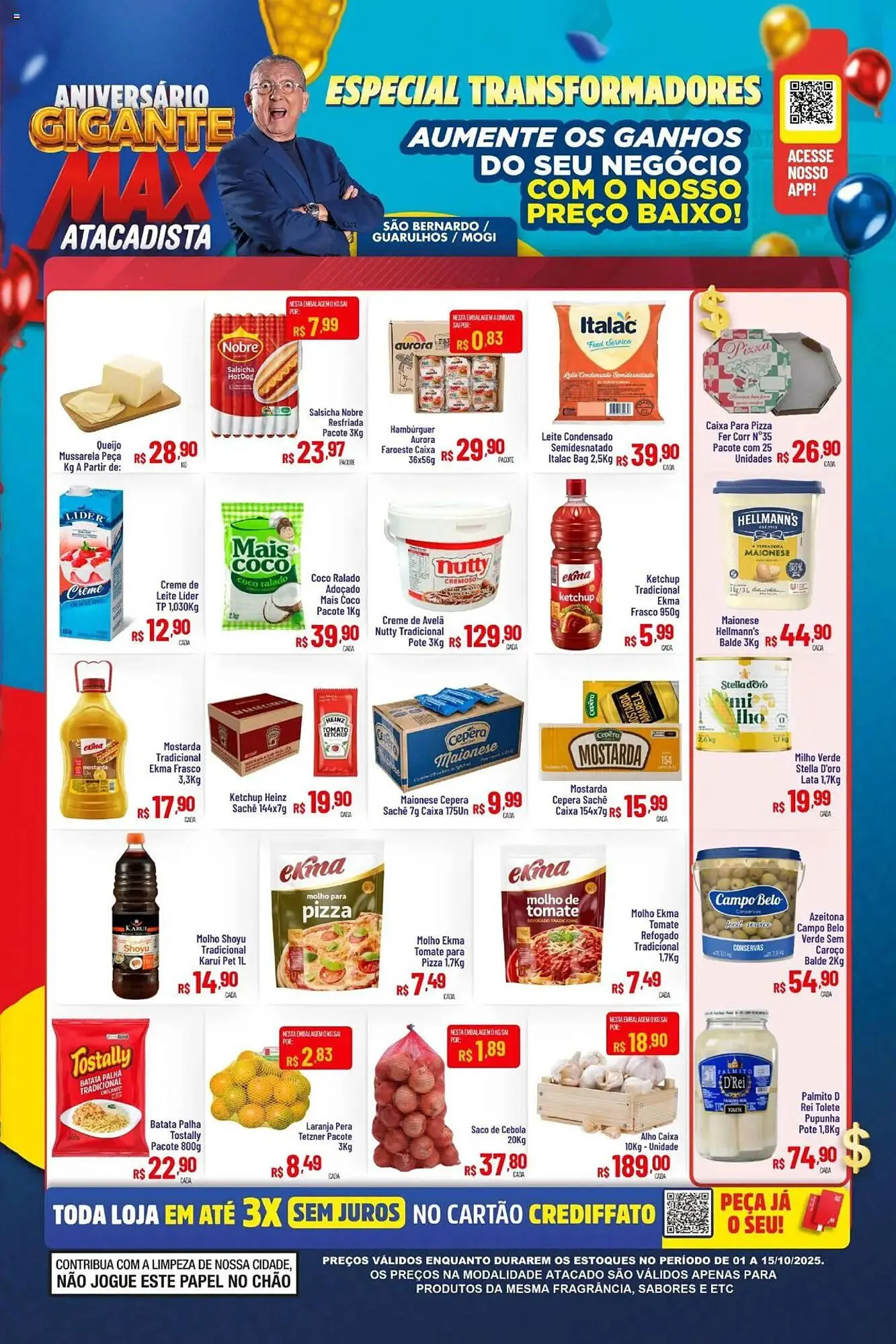 Encarte de Encarte Max Atacadista 1 de outubro até 15 de outubro 2025 - Pagina 1