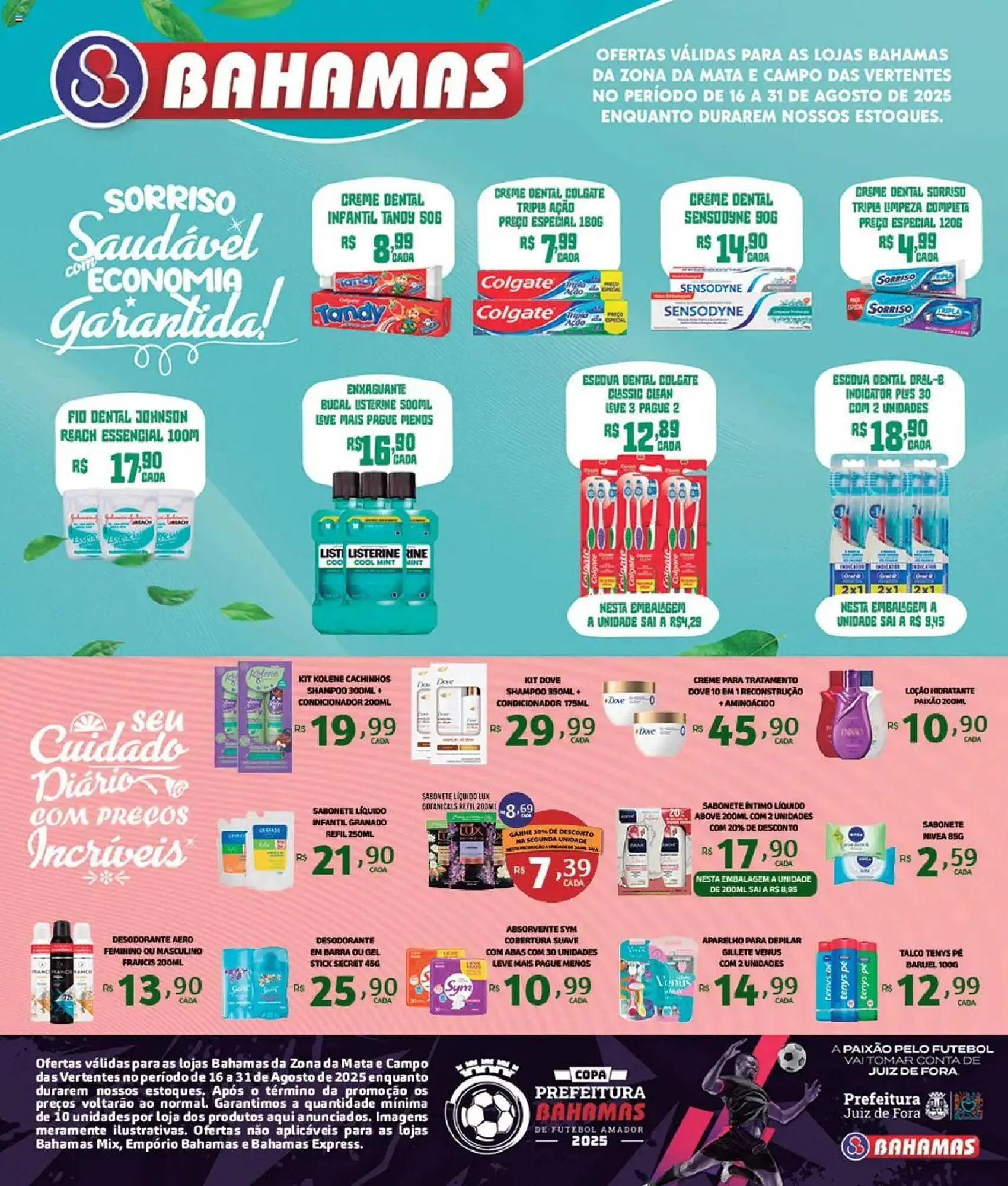 Encarte de Catálogo Bahamas Supermercados 16 de agosto até 31 de agosto 2025 - Pagina 2