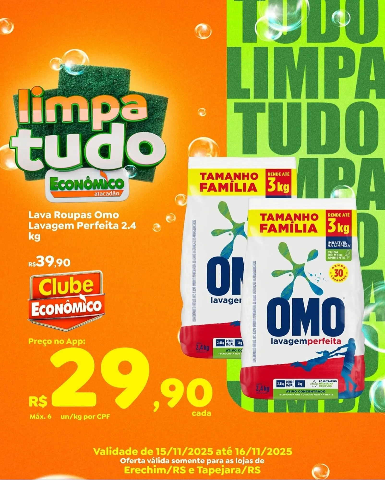 Encarte de Catálogo Econômico Atacadão 15 de novembro até 16 de novembro 2025 - Pagina 1