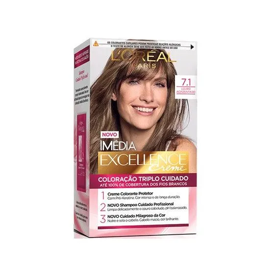 Tintura Imédia 7.1 Louro Acinzentado