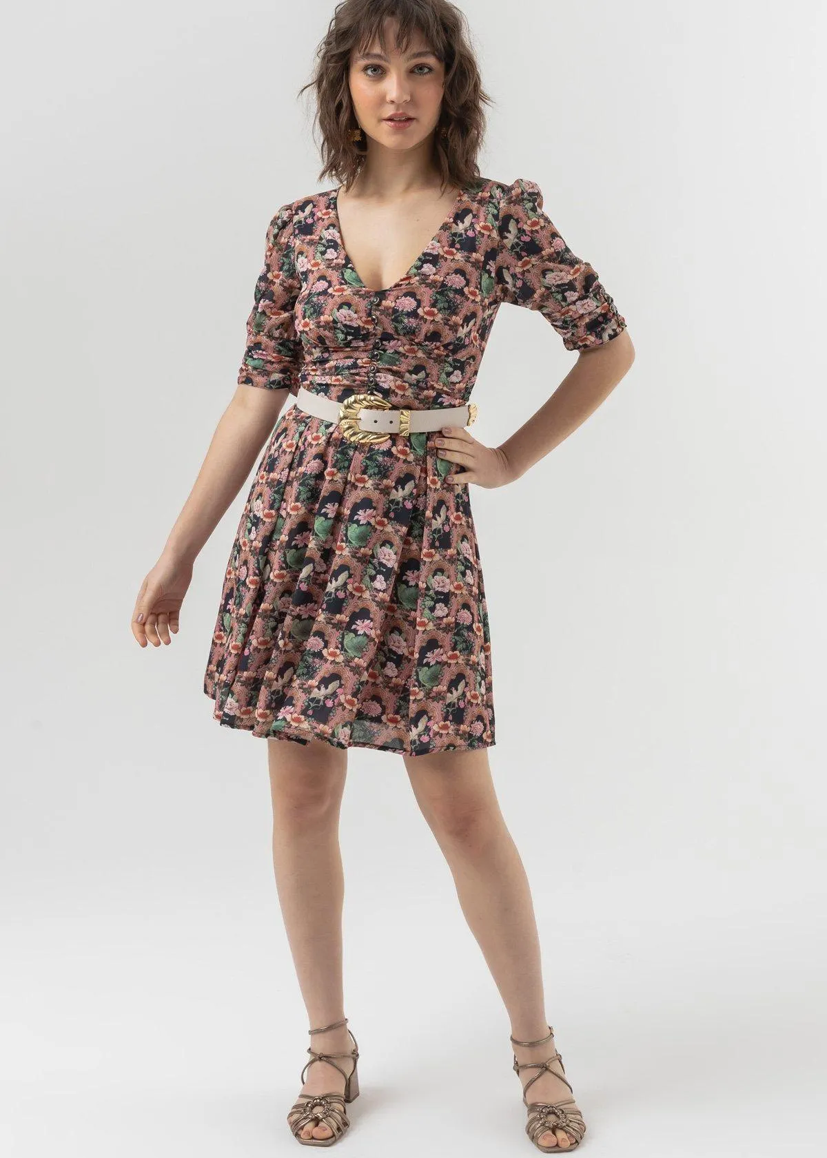 Vestido Curto Jardins Suspensos I