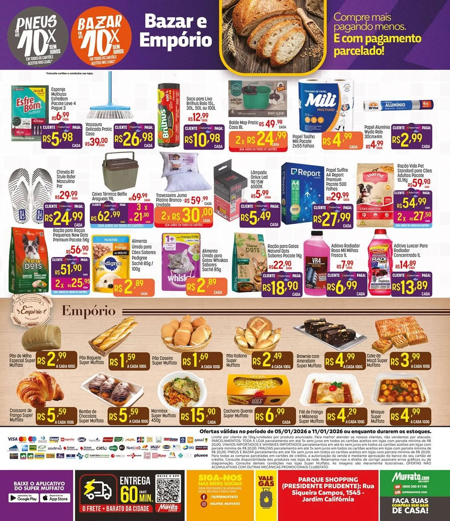 Encarte de Encarte Muffato 5 de janeiro até 11 de janeiro 2026 - Pagina 8