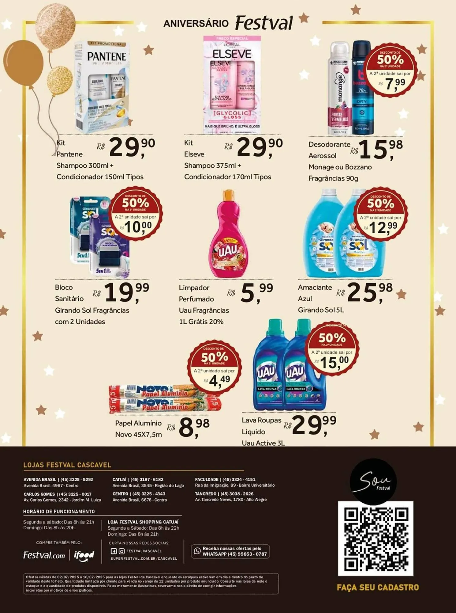 Encarte de Catálogo Festval 2 de julho até 16 de julho 2025 - Pagina 12