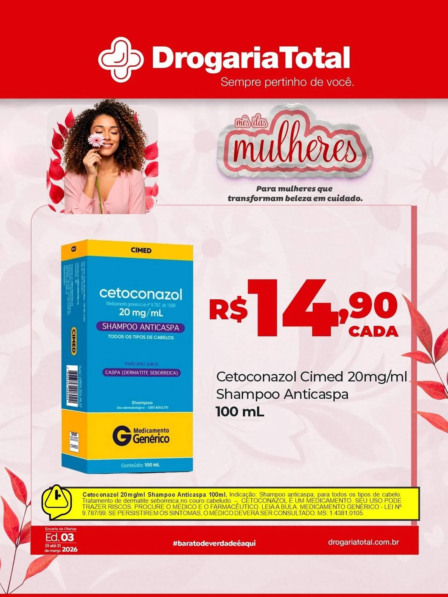 Encarte de Catálogo Drogaria Total 6 de março até 31 de março 2026 - Pagina 2