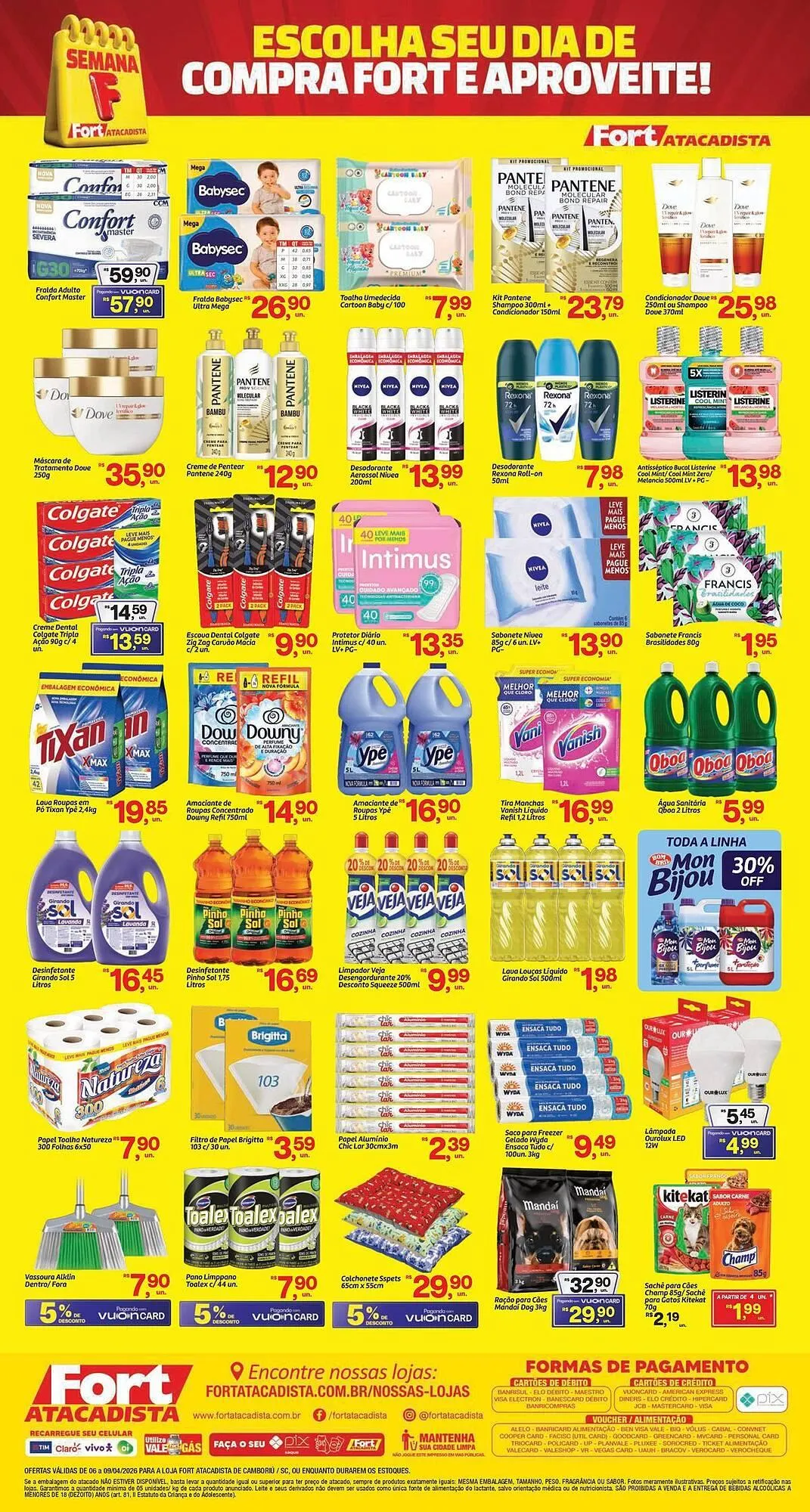 Encarte de Tabloide Fort Atacadista 6 de abril até 9 de abril 2026 - Pagina 4
