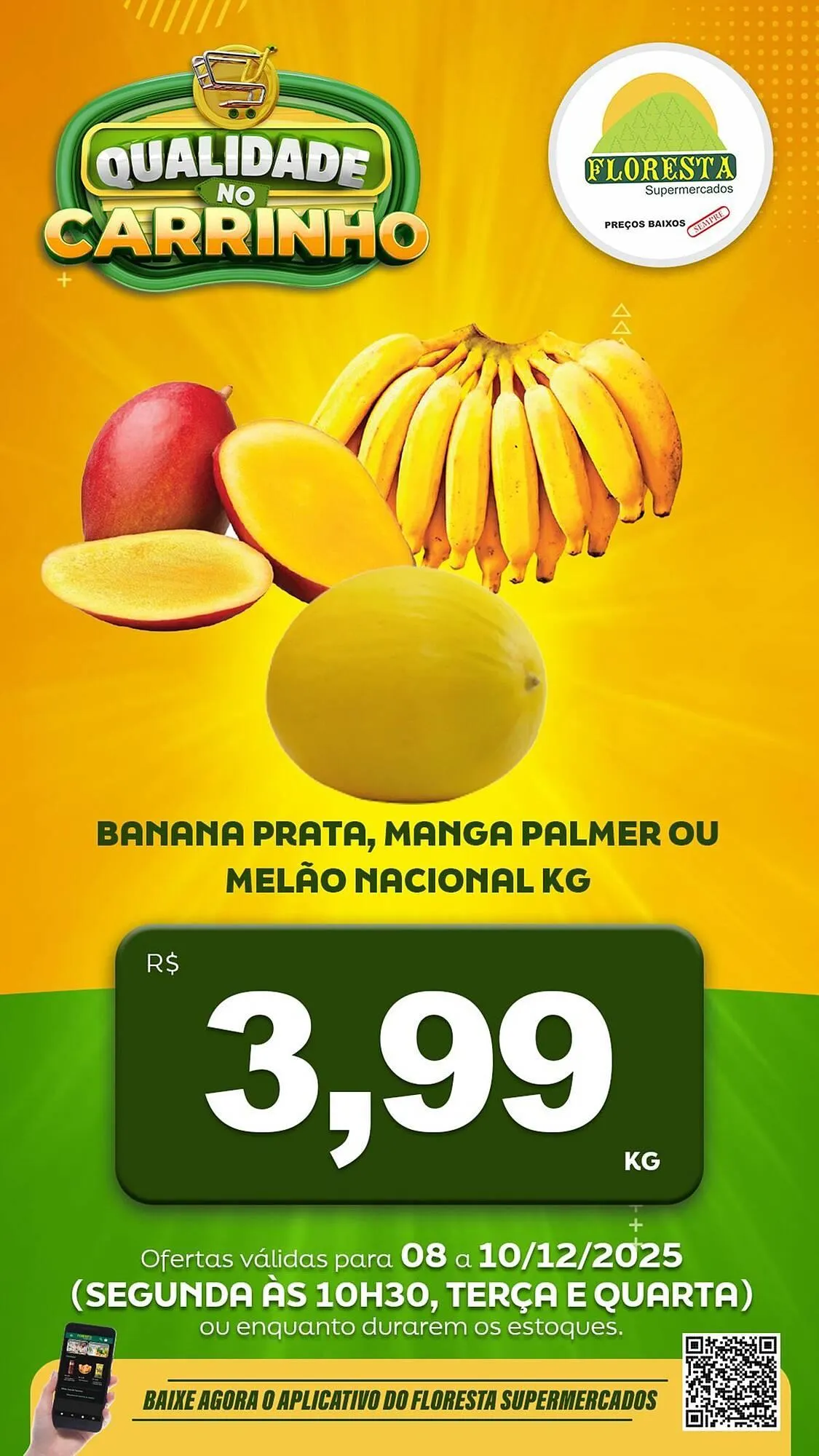 Encarte de Catálogo Floresta Supermercados 8 de dezembro até 10 de dezembro 2025 - Pagina 1