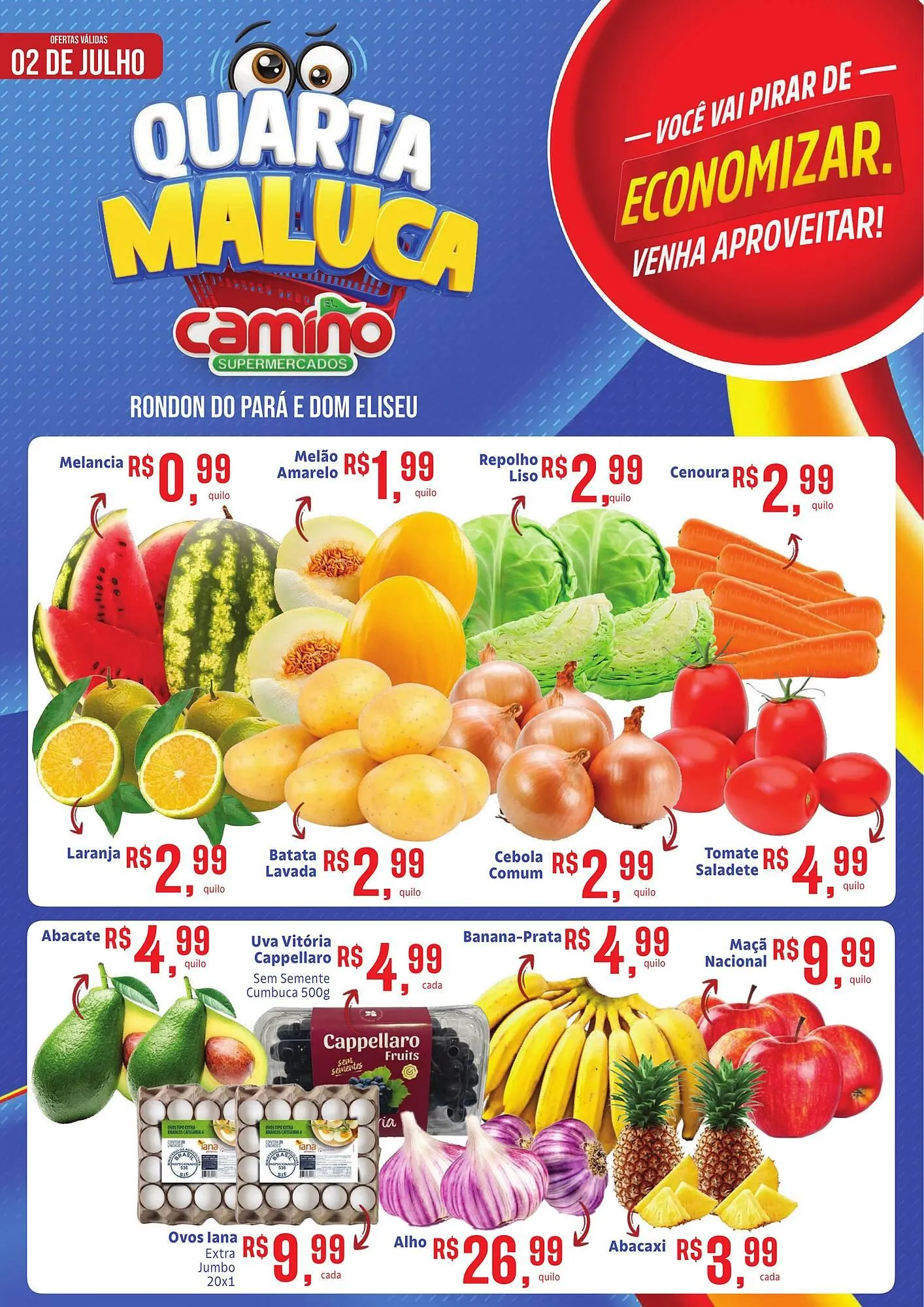 Encarte de Catálogo Camiño supermercados 1 de julho até 2 de julho 2025 - Pagina 1