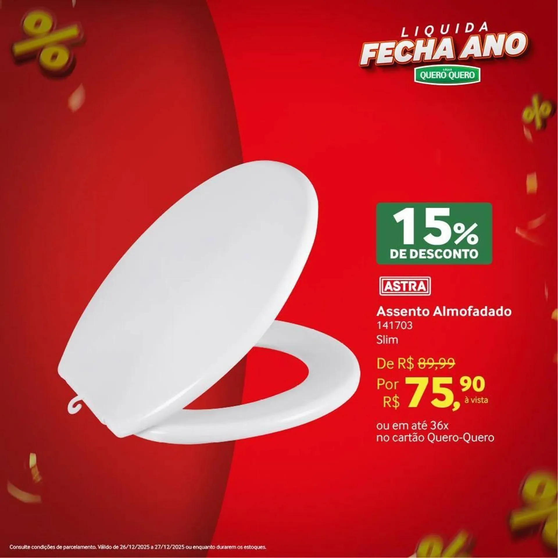 Encarte de Folheto Quero Quero 26 de dezembro até 27 de dezembro 2025 - Pagina 1