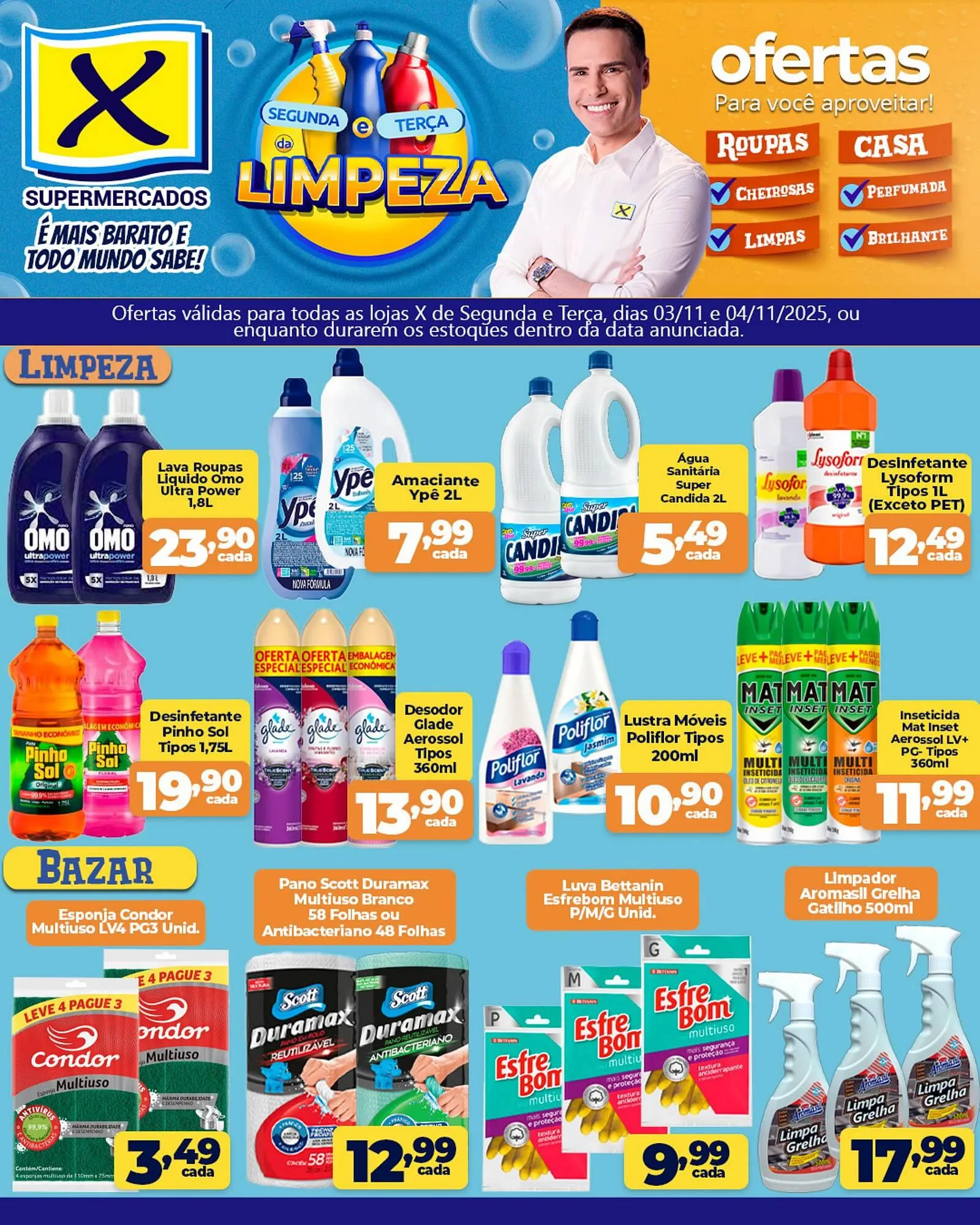 Folheto X Supermercados - 1