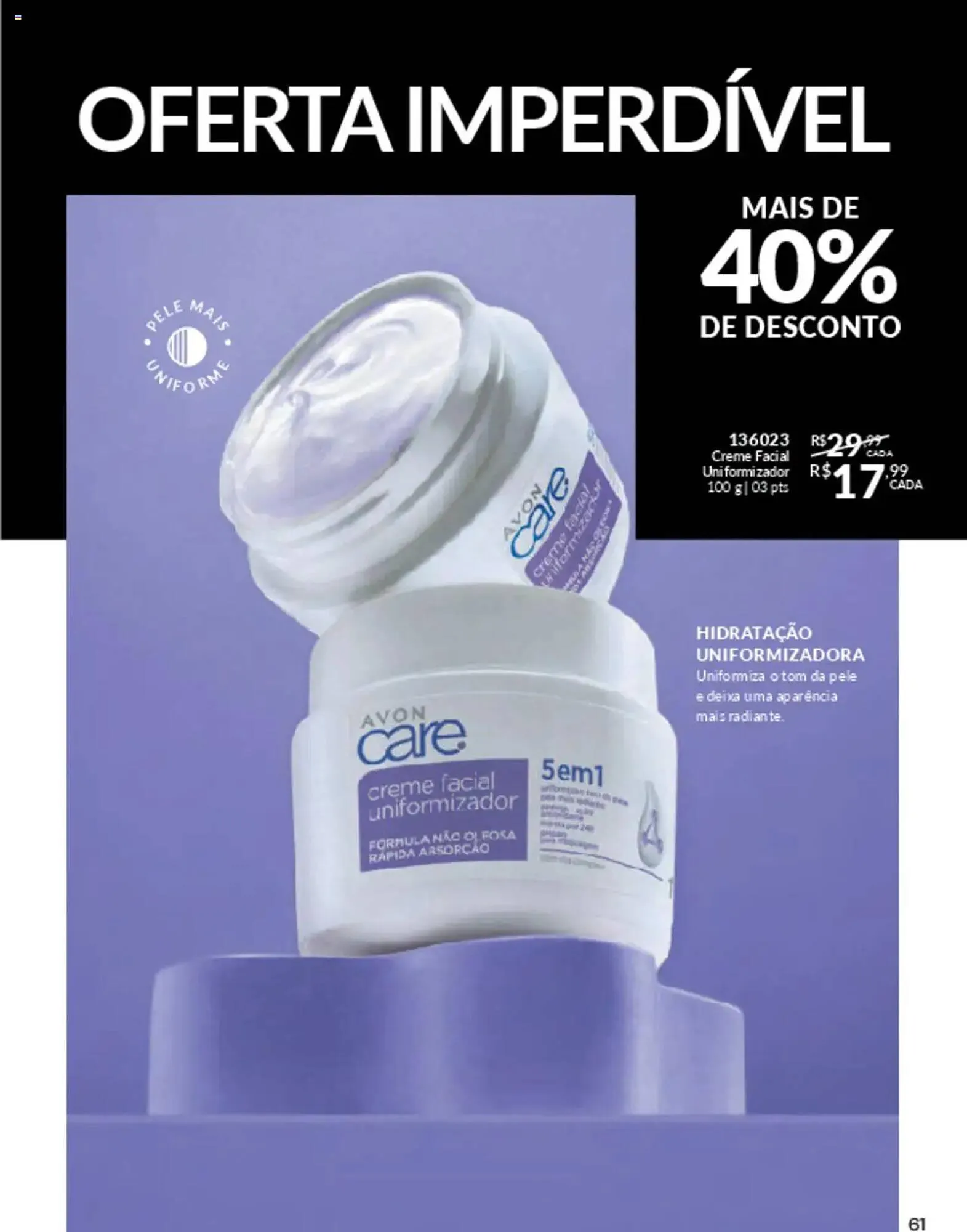 Encarte de Catálogo Avon 10 de março até 30 de junho 2025 - Pagina 61