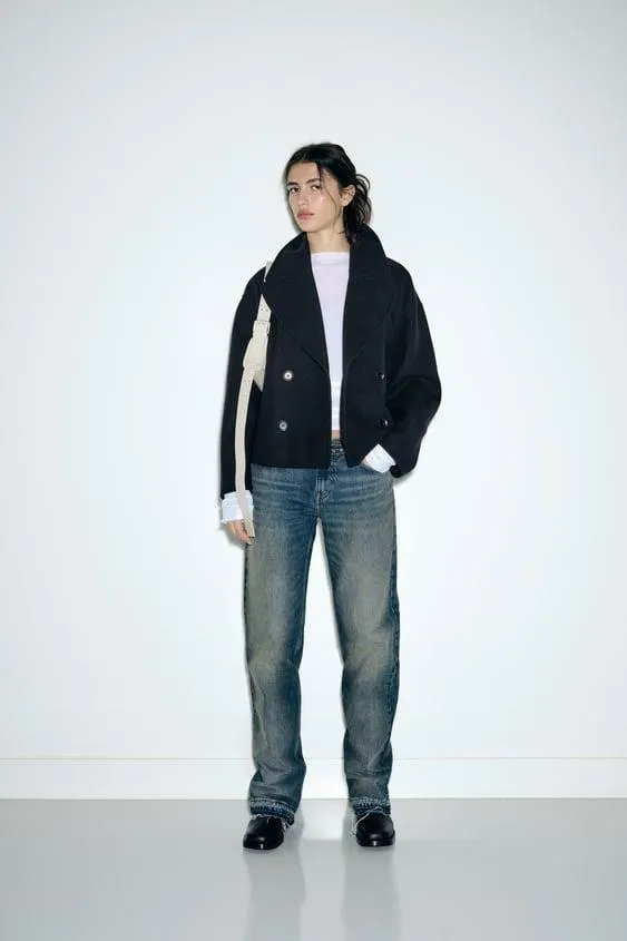 CASACO CURTO CRUZADO SUAVE