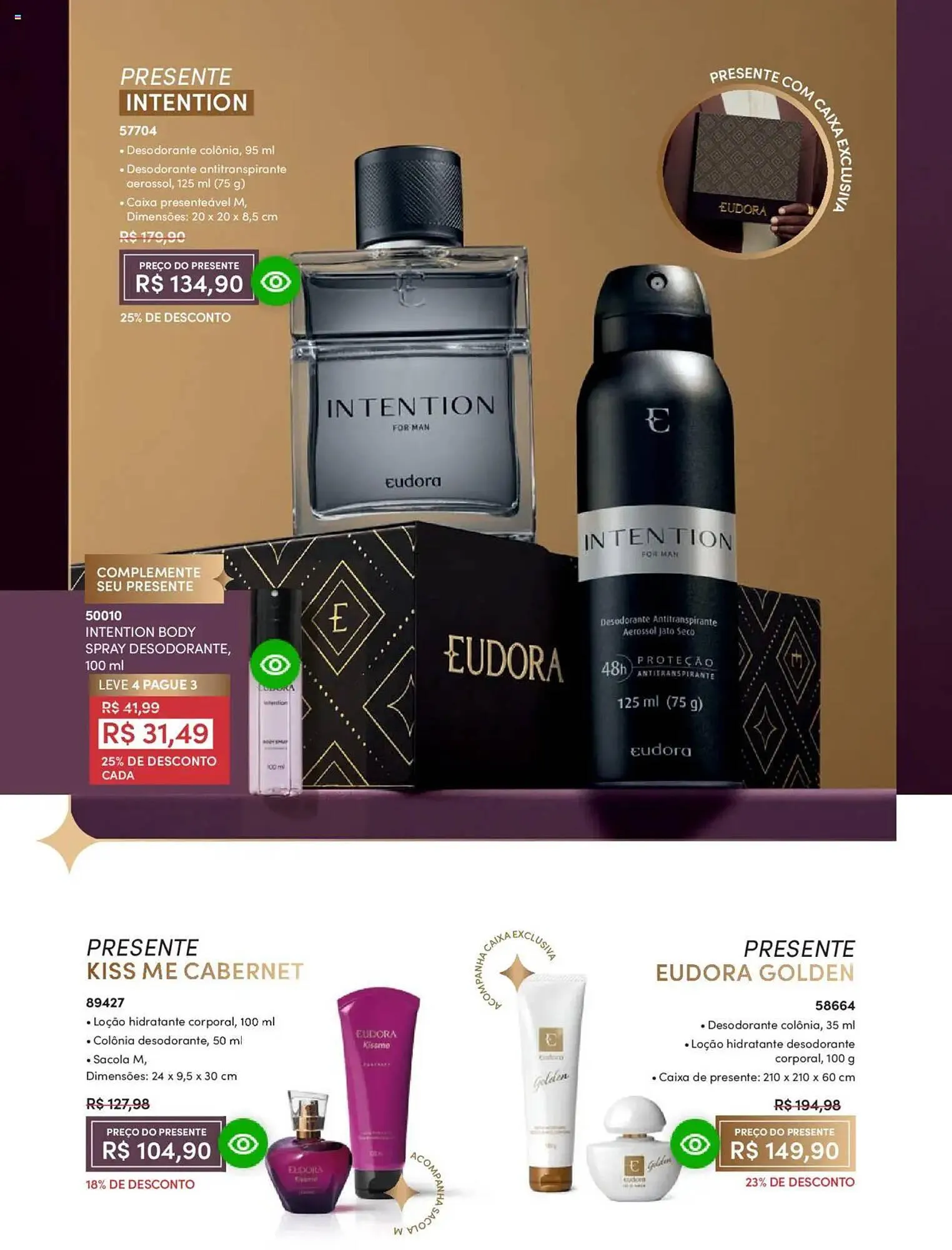 Encarte de Catálogo Eudora 25 de junho até 17 de julho 2025 - Pagina 14