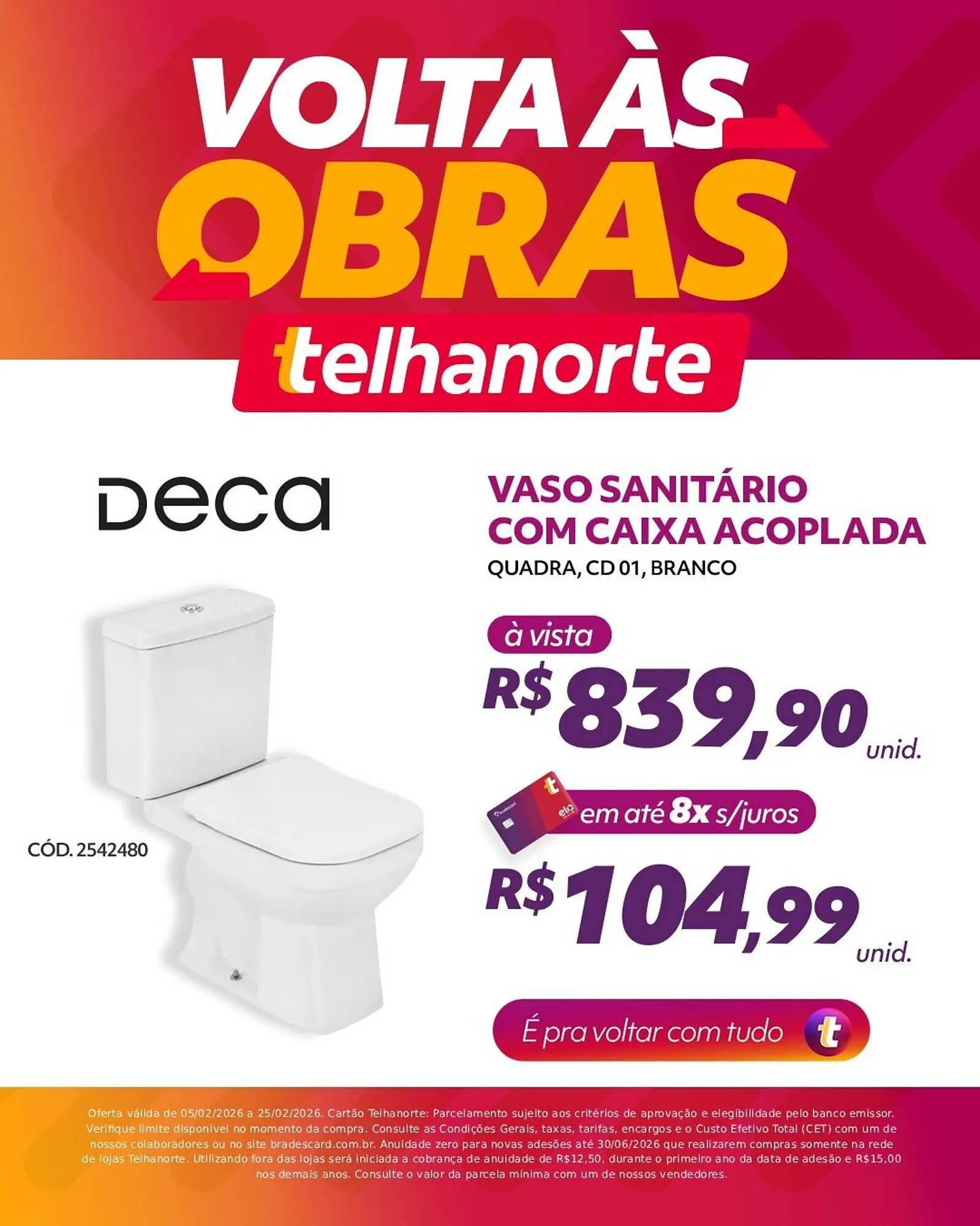 Encarte de Catálogo Telhanorte 14 de fevereiro até 25 de fevereiro 2026 - Pagina 2