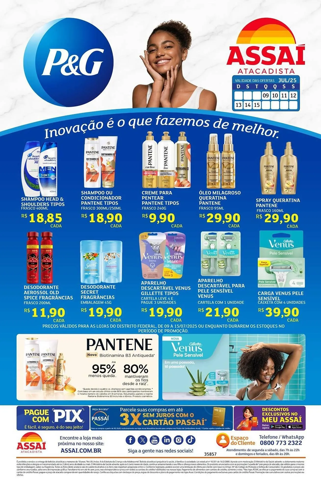 Encarte de Catálogo Assaí Atacadista 10 de julho até 15 de julho 2025 - Pagina 1