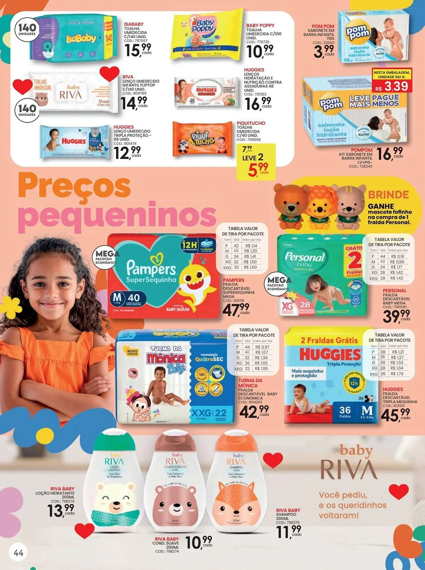 Encarte de Folheto Lojas Rede 5 de setembro até 30 de setembro 2025 - Pagina 44