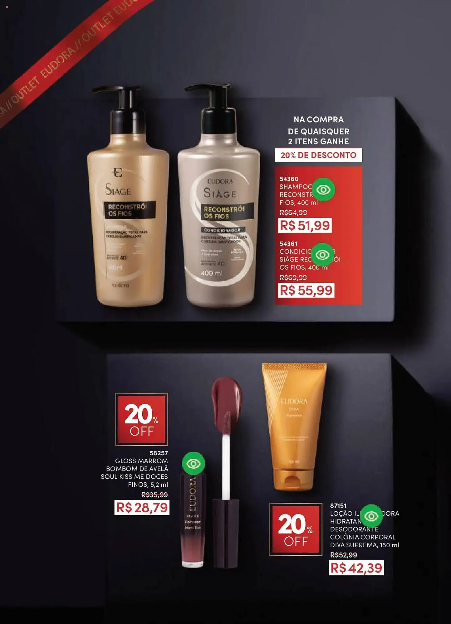 Encarte de Catálogo Eudora 8 de janeiro até 31 de janeiro 2026 - Pagina 23