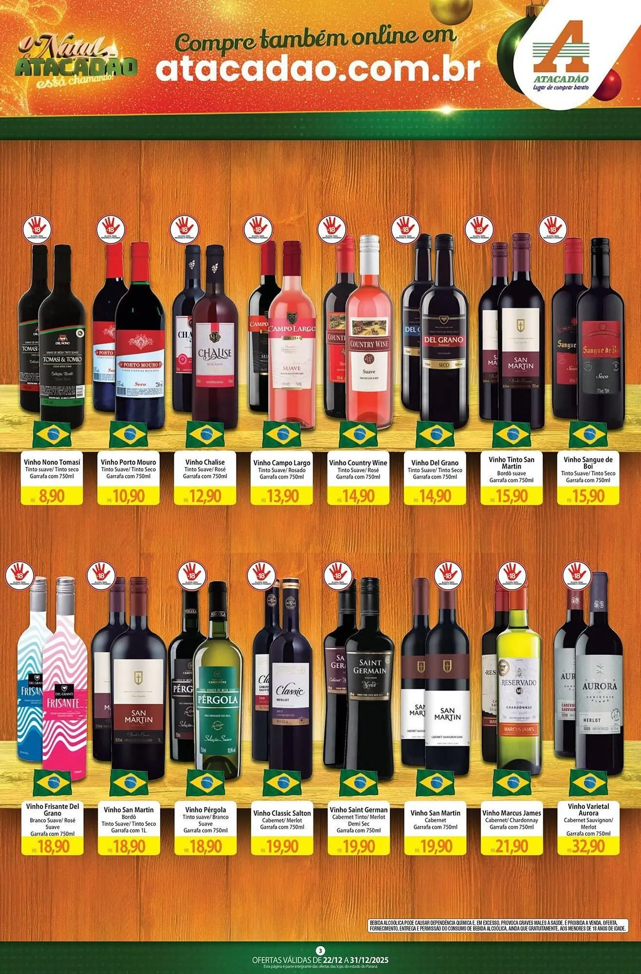 Encarte de Folheto Atacadão 23 de dezembro até 31 de dezembro 2025 - Pagina 3