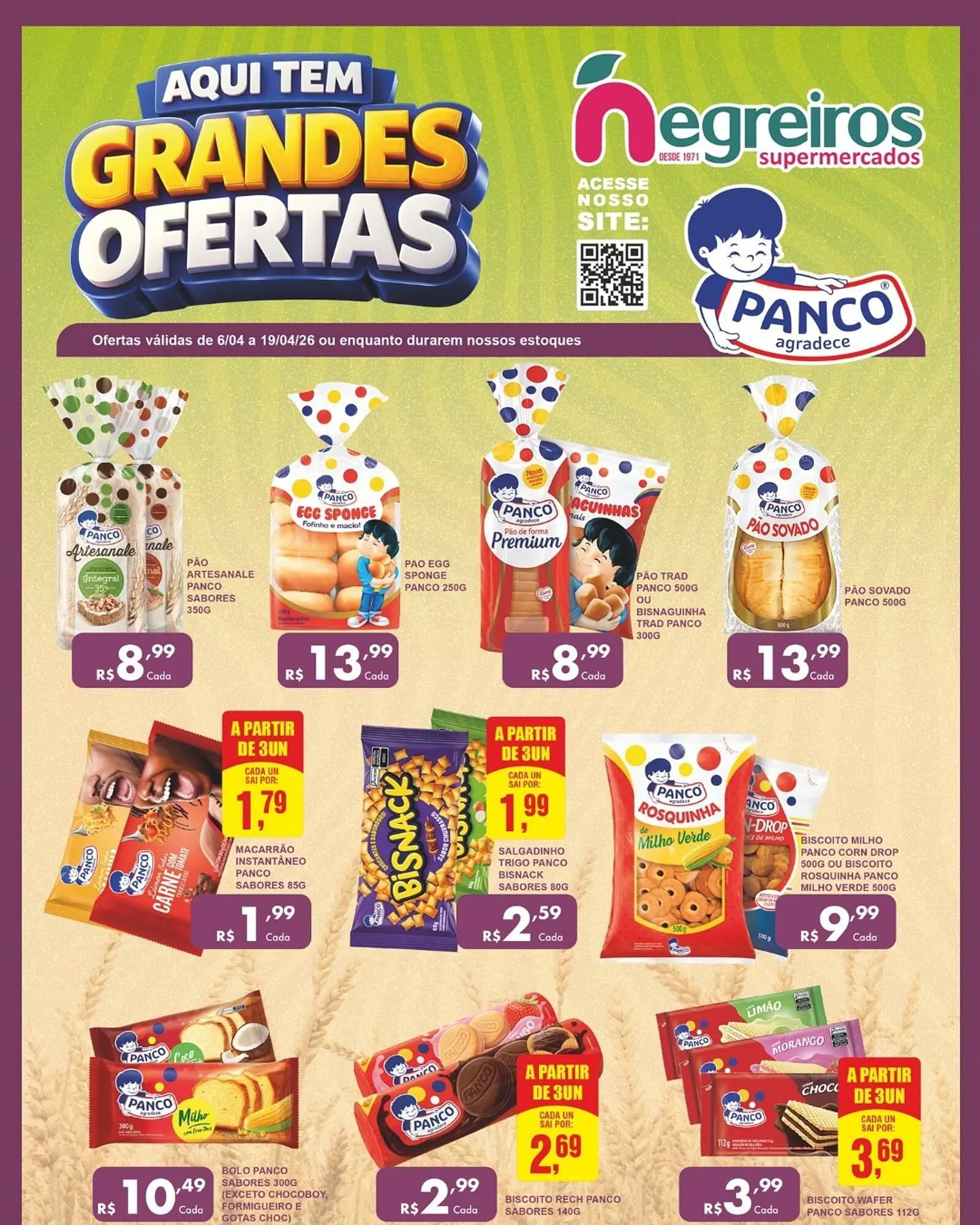 Encarte de Folheto Negreiros 6 de abril até 19 de abril 2026 - Pagina 1