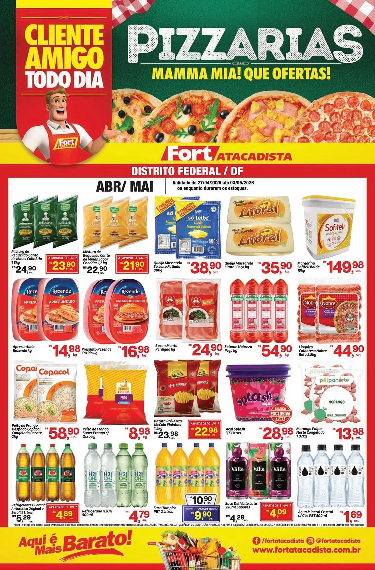 Encarte de Tabloide Fort Atacadista 27 de abril até 3 de maio 2026 - Pagina 1