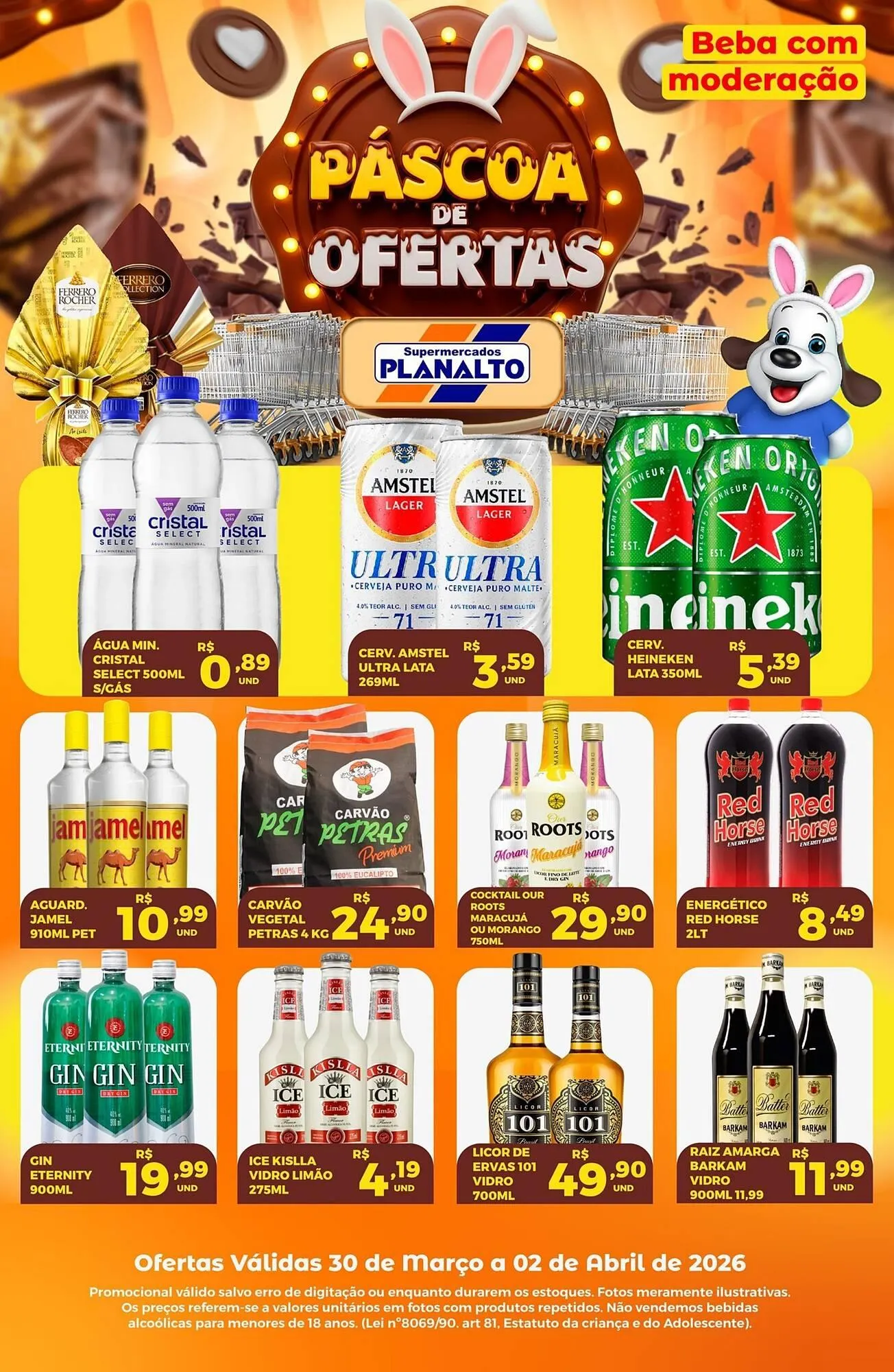 Encarte de Catálogo Supermercados Planalto 30 de março até 2 de abril 2026 - Pagina 1
