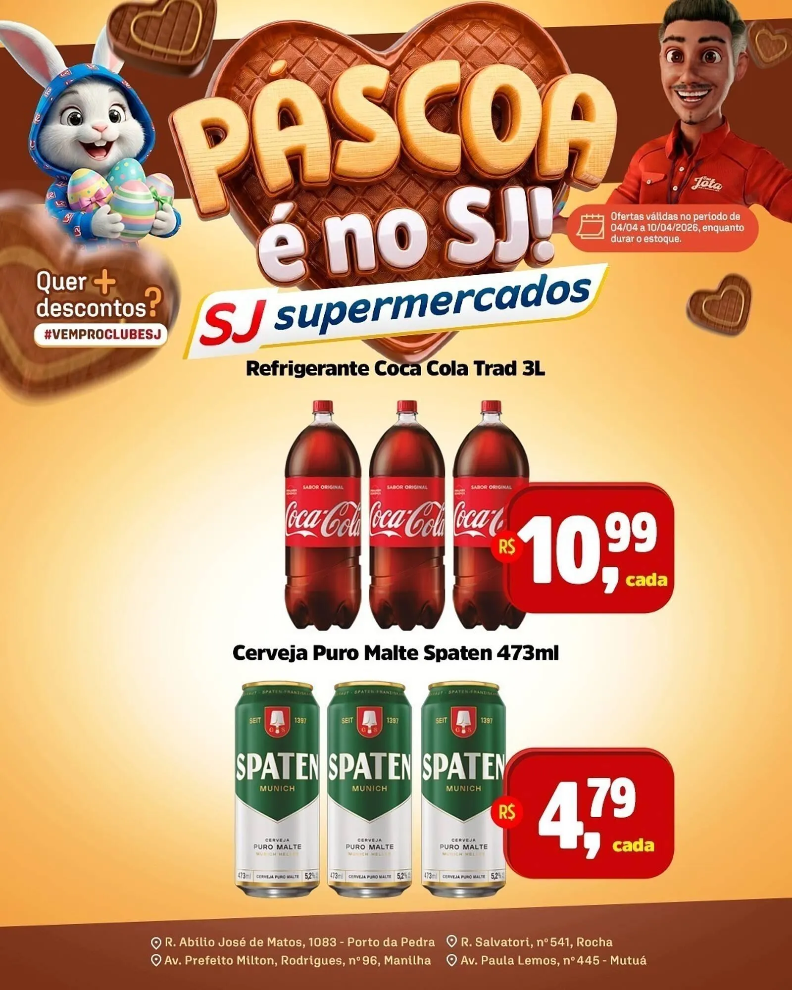 Encarte de Encarte Sj Supermercados 4 de abril até 10 de abril 2026 - Pagina 2