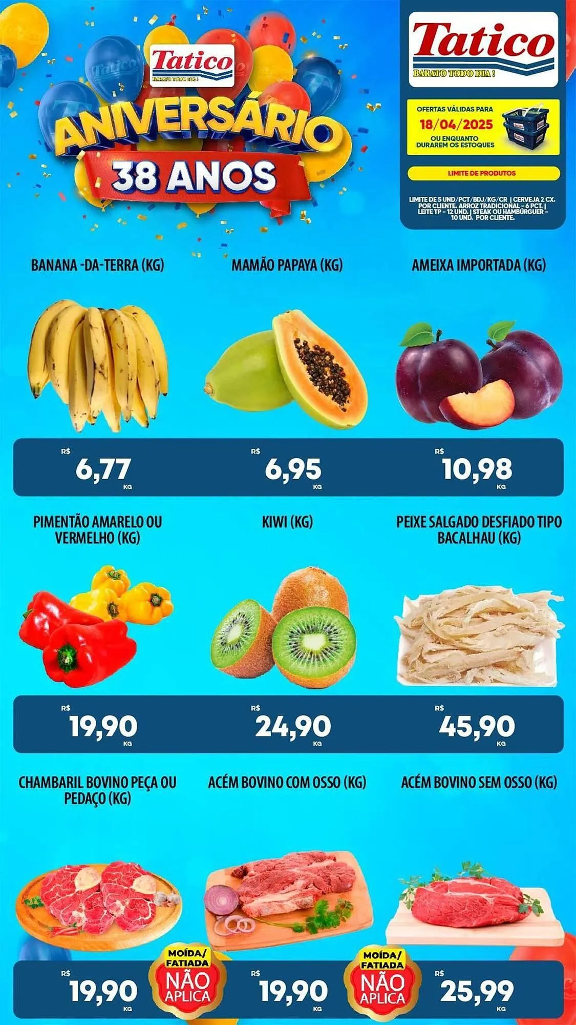 Encarte de Catálogo Tatico 18 de abril até 21 de abril 2025 - Pagina 13